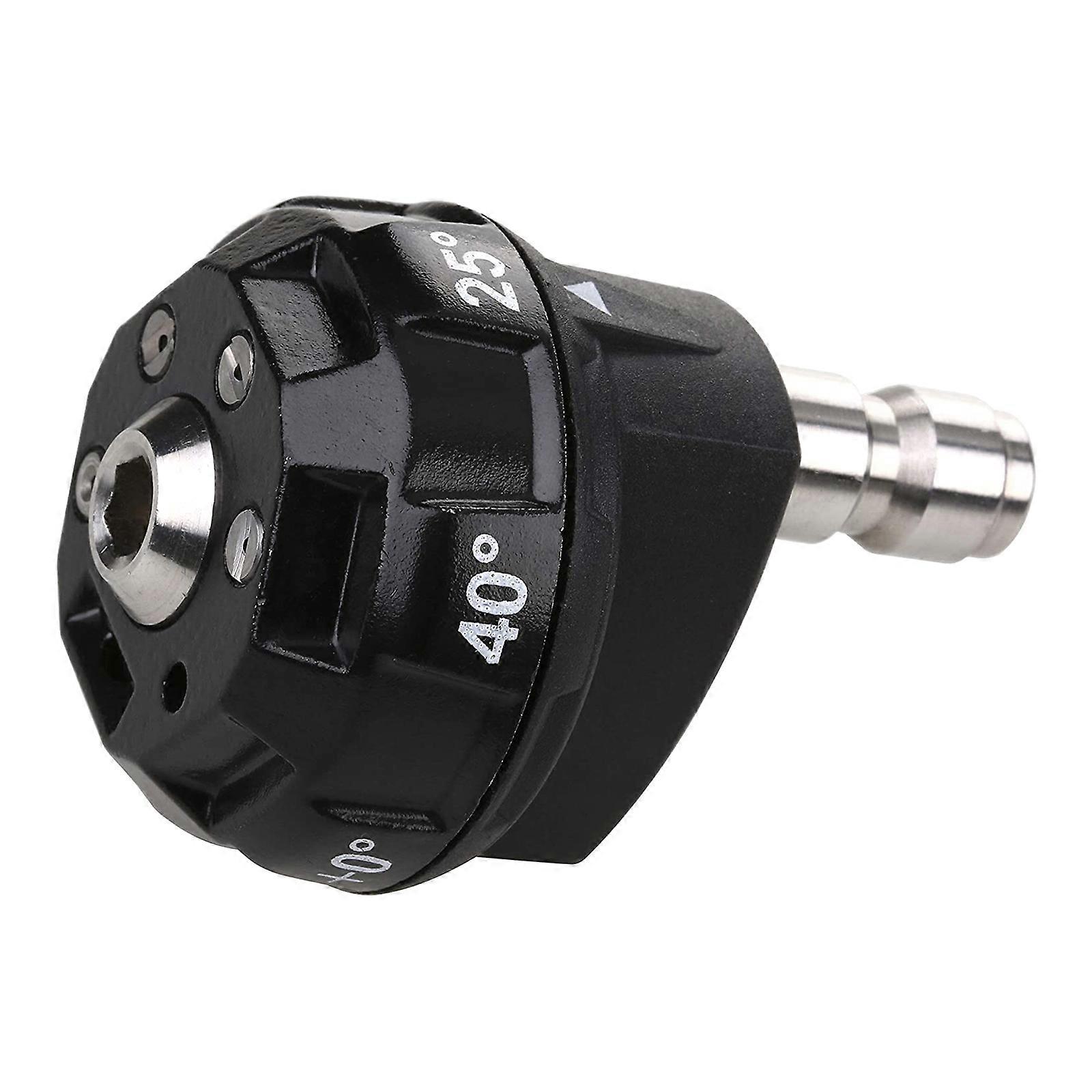 4000PSI Power Washer Spray Nozzle Tips Adjustable Quick Change Over 6-in-1 Nozzle for Pressure Washer 1/4'' Plug Connect