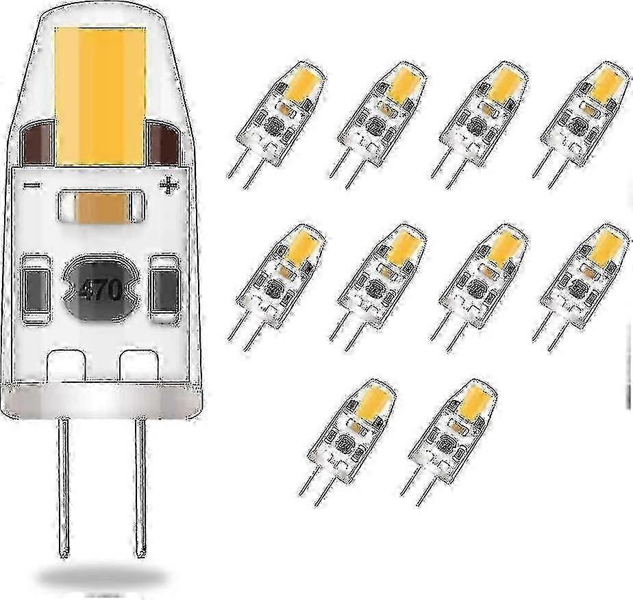 10pc Led G4 dimbare lyspærer varm hvit energisparing