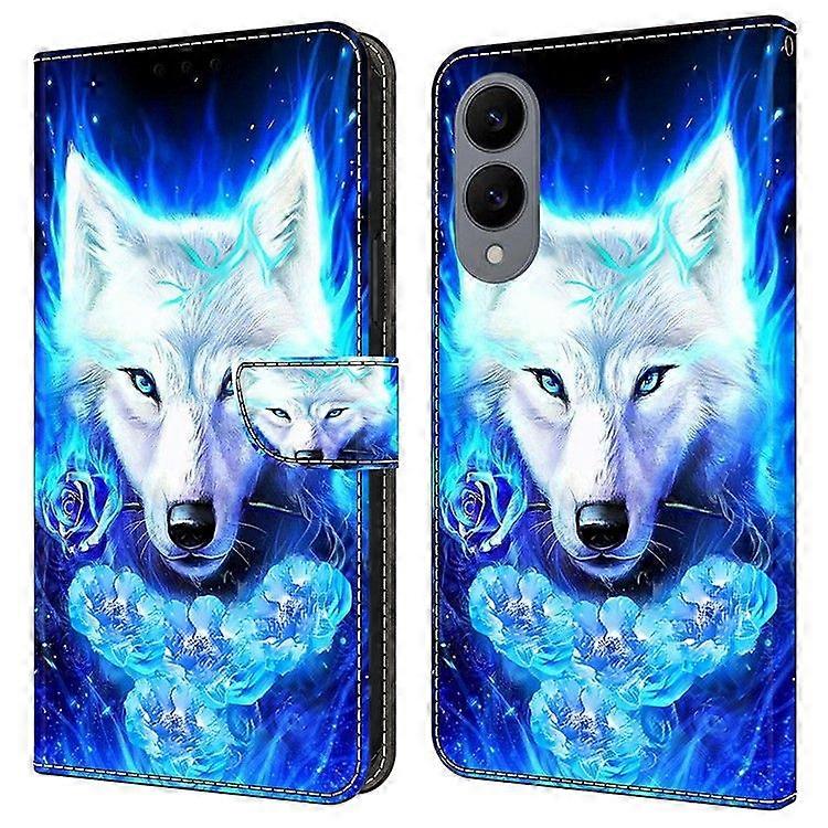 For Samsung Galaxy S25 Edge Leather Case Pattern Printing Wallet Stand Flip Phone Cover