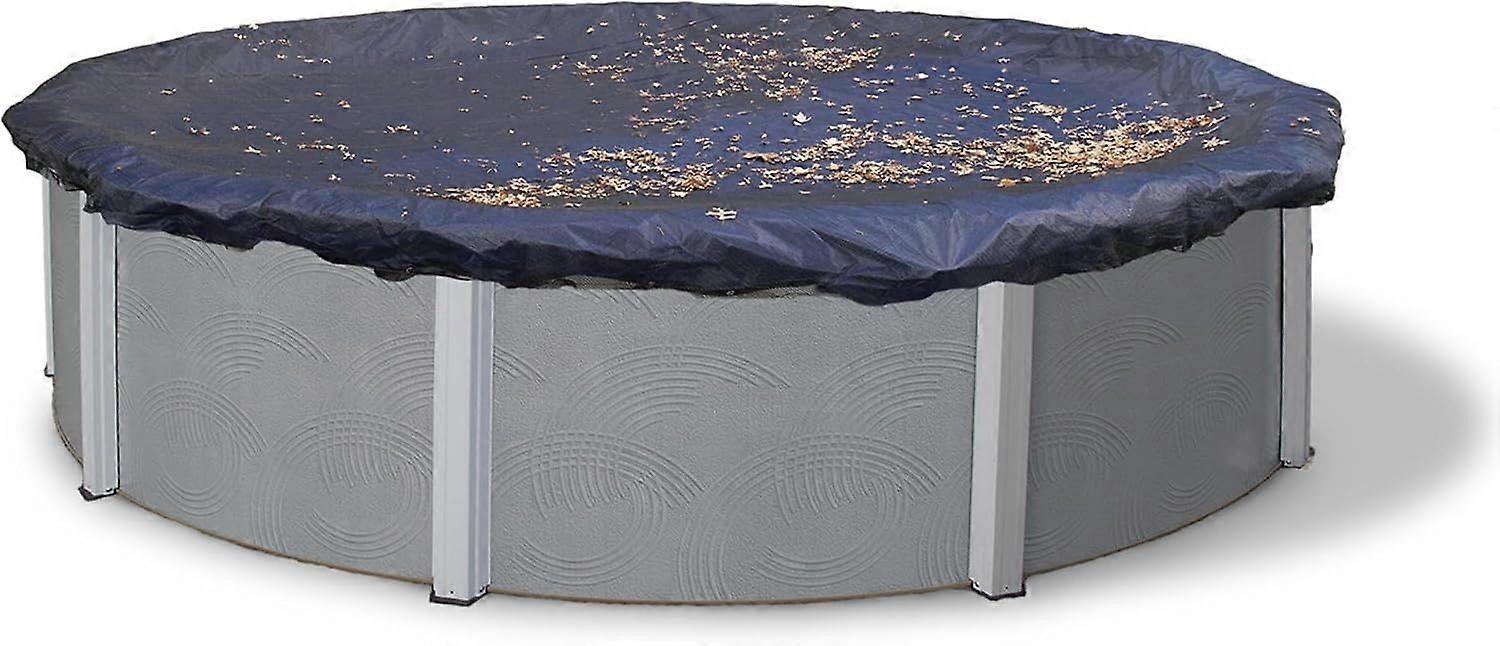 2025 Latest Model  BWC504 18-ft Round Leaf Net Above Ground Pool Cover,Black