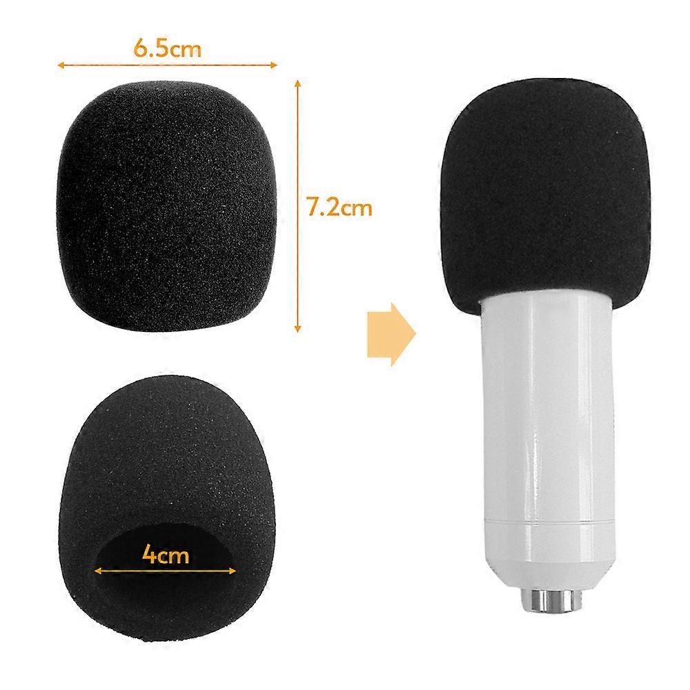 5pcs/lot Universal Mic Accessories Foam Cover Handheld Microphone Windshield Sponge Cap Ball Shape Microphone Windscreen for KTV Karaoke DJ