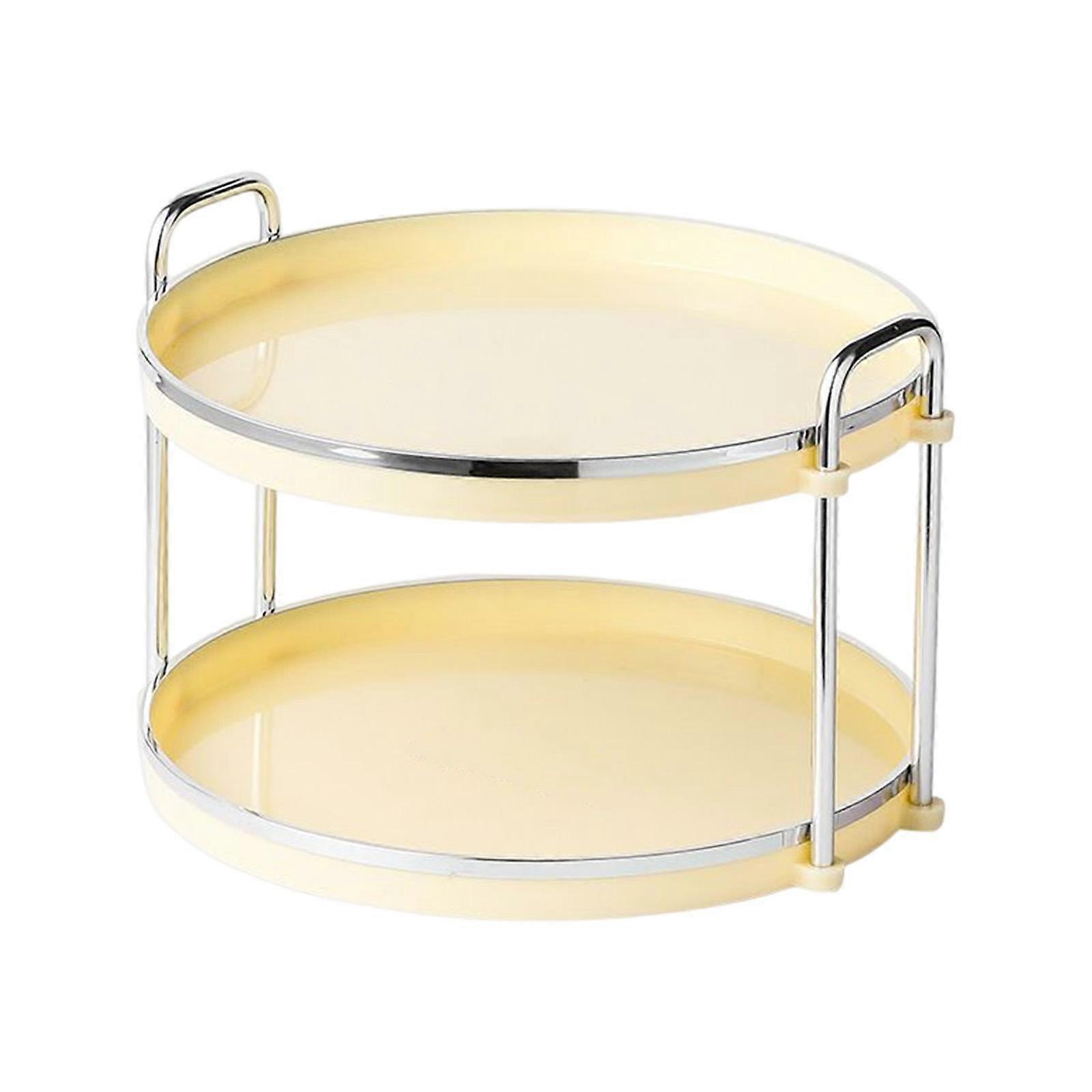 2 Tier Counter Tray, Decorative Tray ,Buffet Plates Serving Platter 