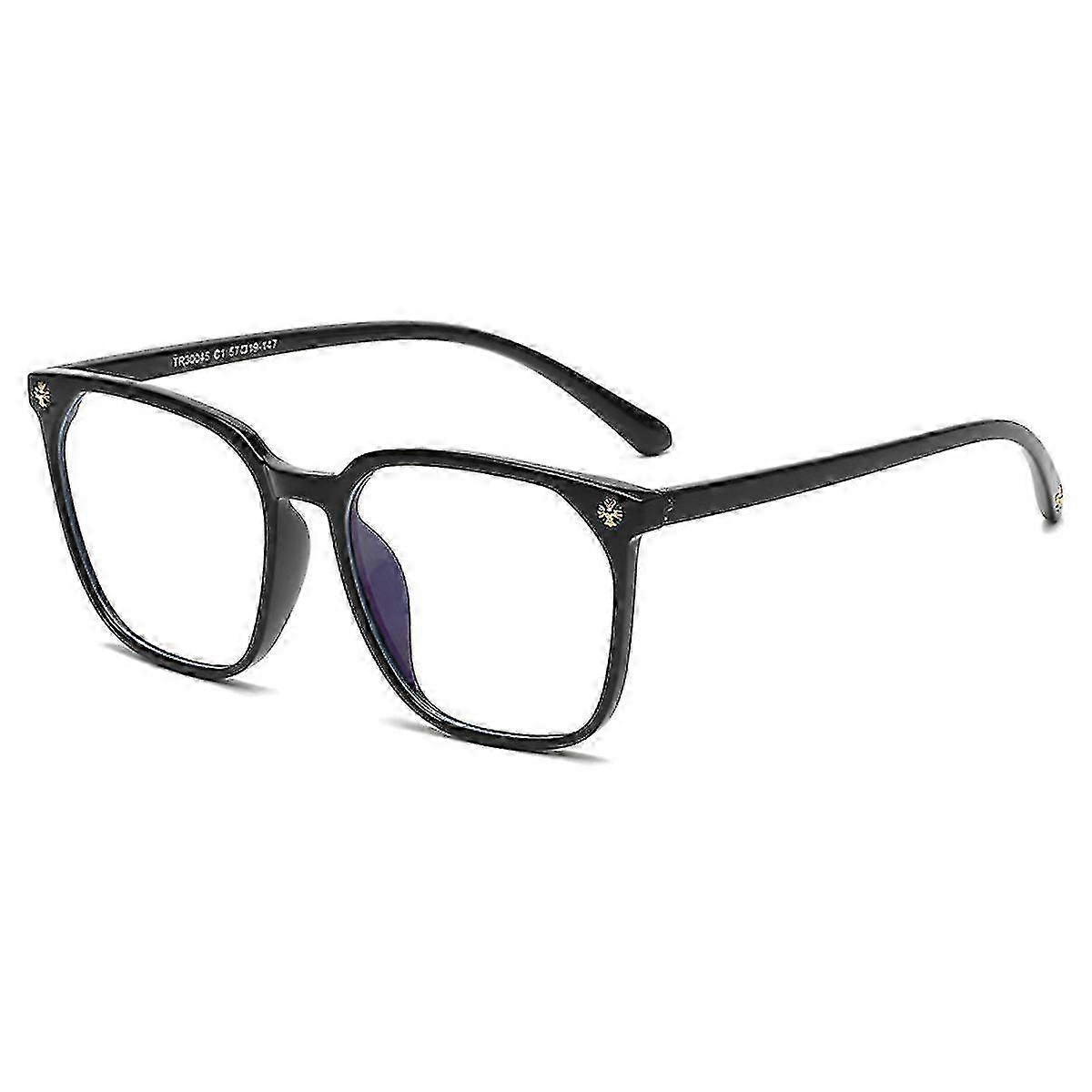 Retro Anti-Radiation Glasses for Blue Light Blocking - Computer and Reading Glasses to Reduce Eye Strain for All Genders - Compatible with Y
