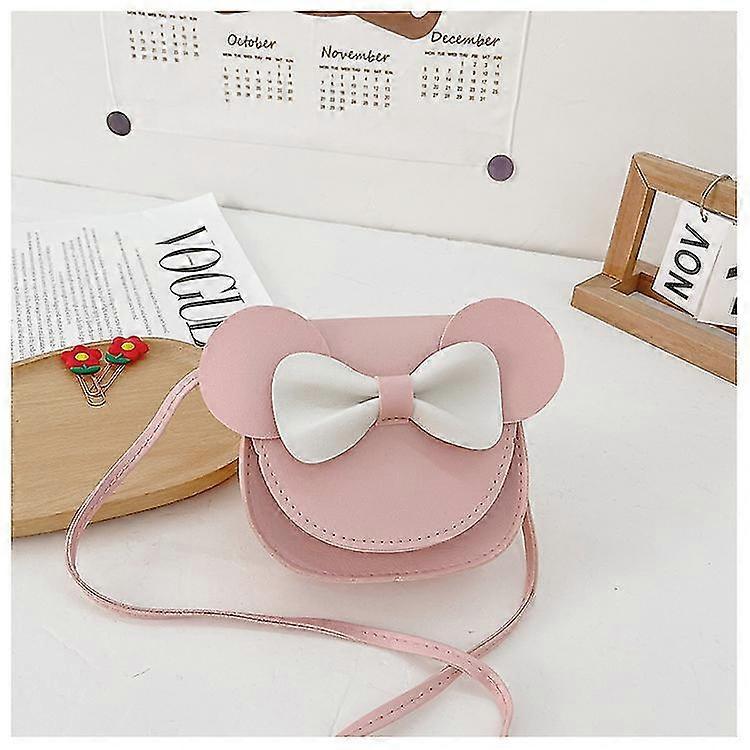 Adorabile Mini Borsa a tracolla a tracolla Portamonete per bambine e bambini piccoli con simpatico fiocco, idea regalo perfetta
