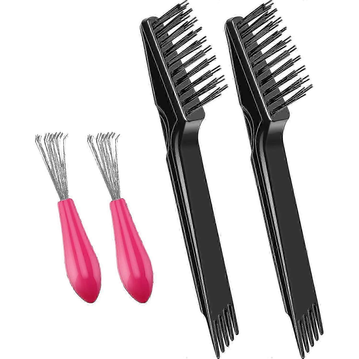 4pcs Hair Brush Cleaner - Remove Dirt Easily