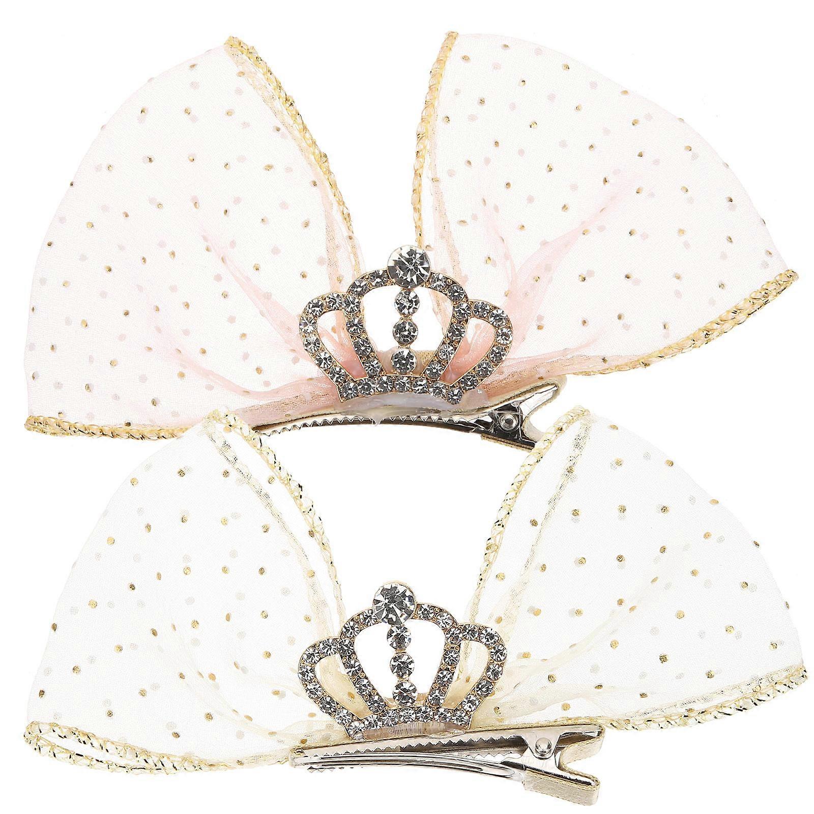 Stylish Crown Hair Bow, Fits Various Occasions from Casual to Formal