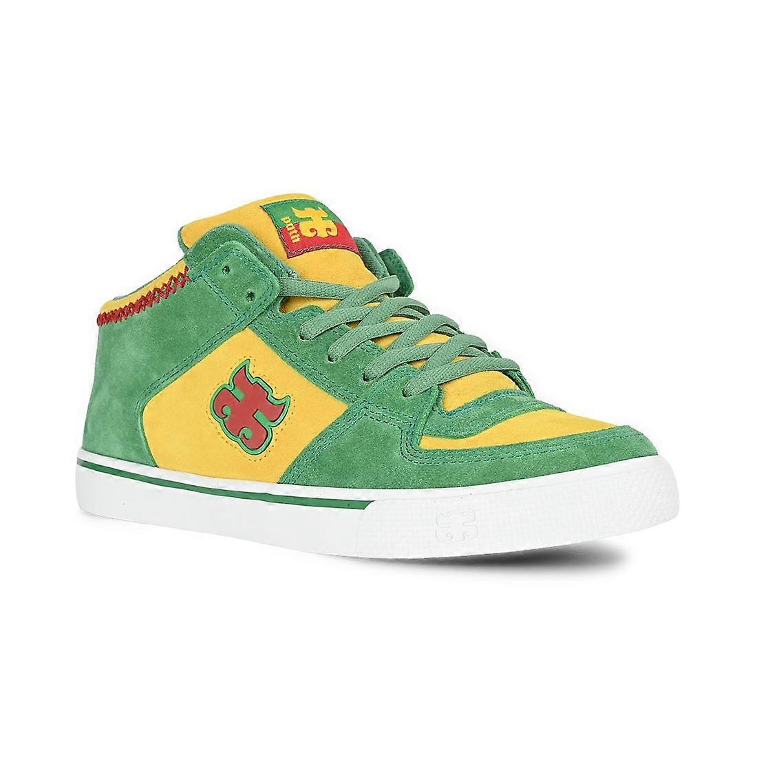 IPATH Reed Mid-Top Skateschuhe - Grün/Gelb/Rasta