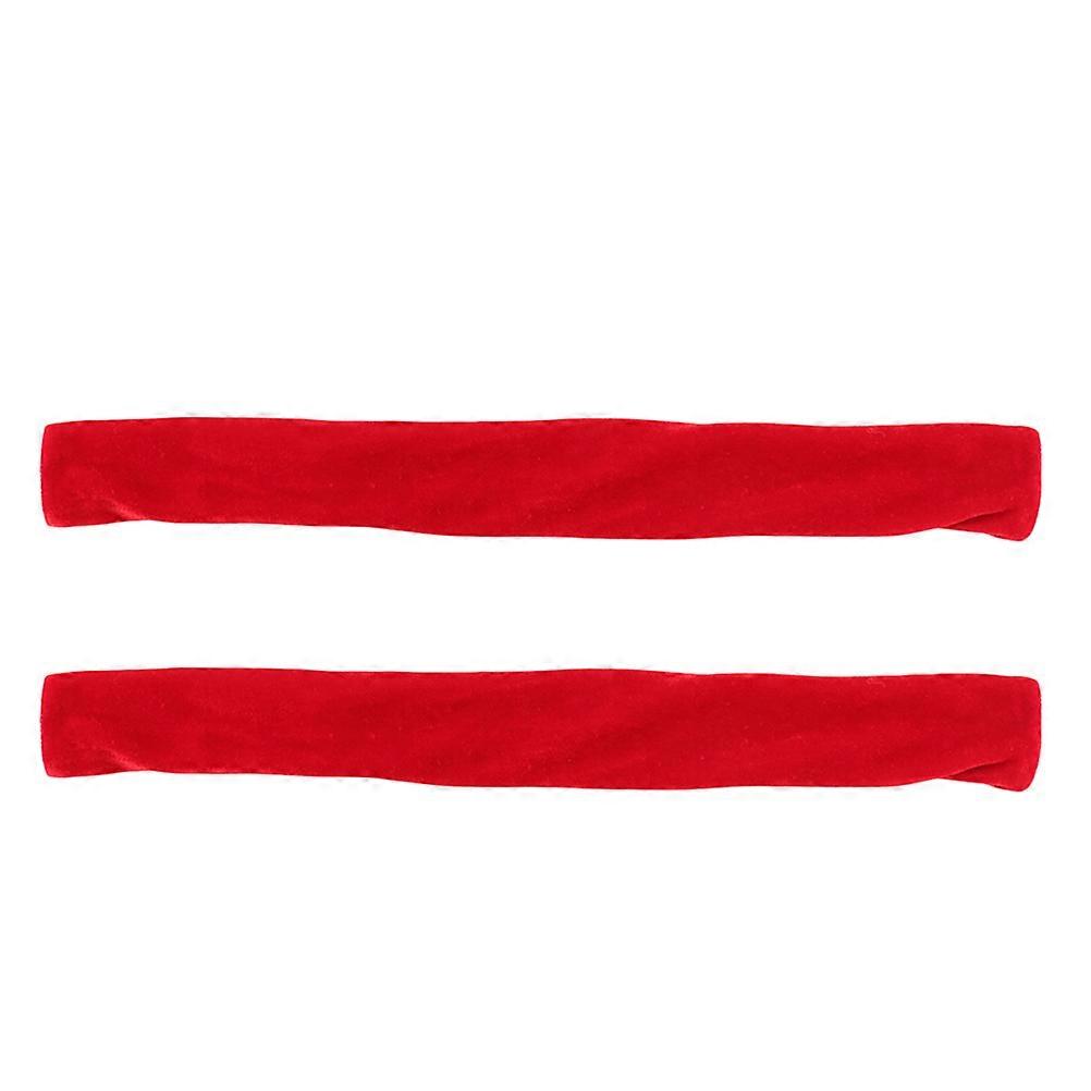 Refrigerator Handle Protector Covers 2Pcs Red For Kitchen Appliance Door Handles Washable Insulation