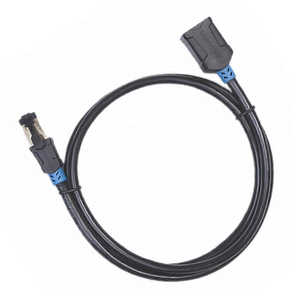 Ethernet Extension Cable Network Cables Double Shielding Blue 200x0.5cm 1Pcs