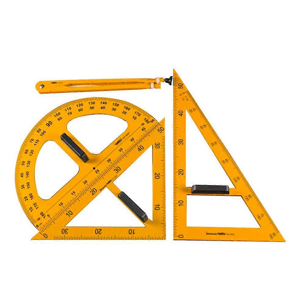 Drawing Rulers Protractor Stationery Ruler For Students Teachers Home Use 50.00x30.00x0.80cm Drawing 1Set