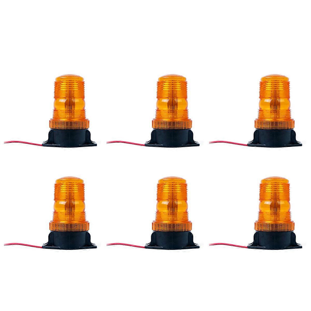 6X Forklift 30 Led Beacon Light Strobe Lamp Hazard Emergency Flashing Warning Amber