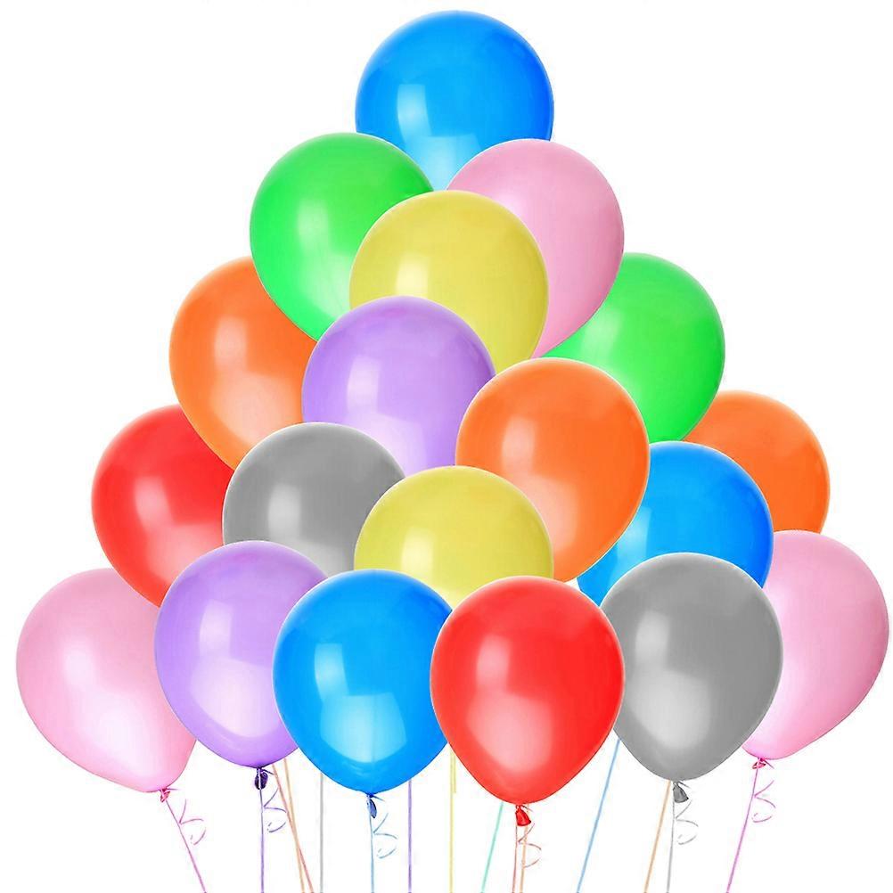 Multicolor Balloon Latex Ball Wedding Birthday Random Color 10 Inches Solid Color Design 200Pcs
