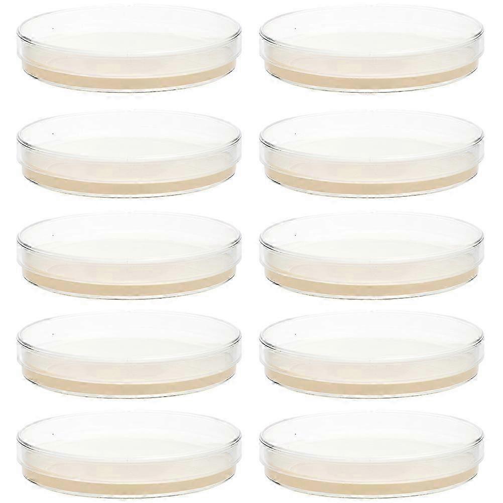 10pcs Prepoured Agar Plates Petri Dishes with Agar Science Experiment Supplies 2025