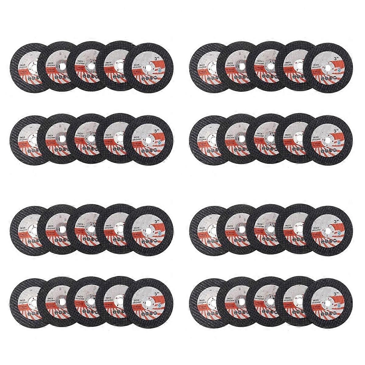 10PCS 75Mm Mini Cutting Disc Circular Resin Grinding Wheel