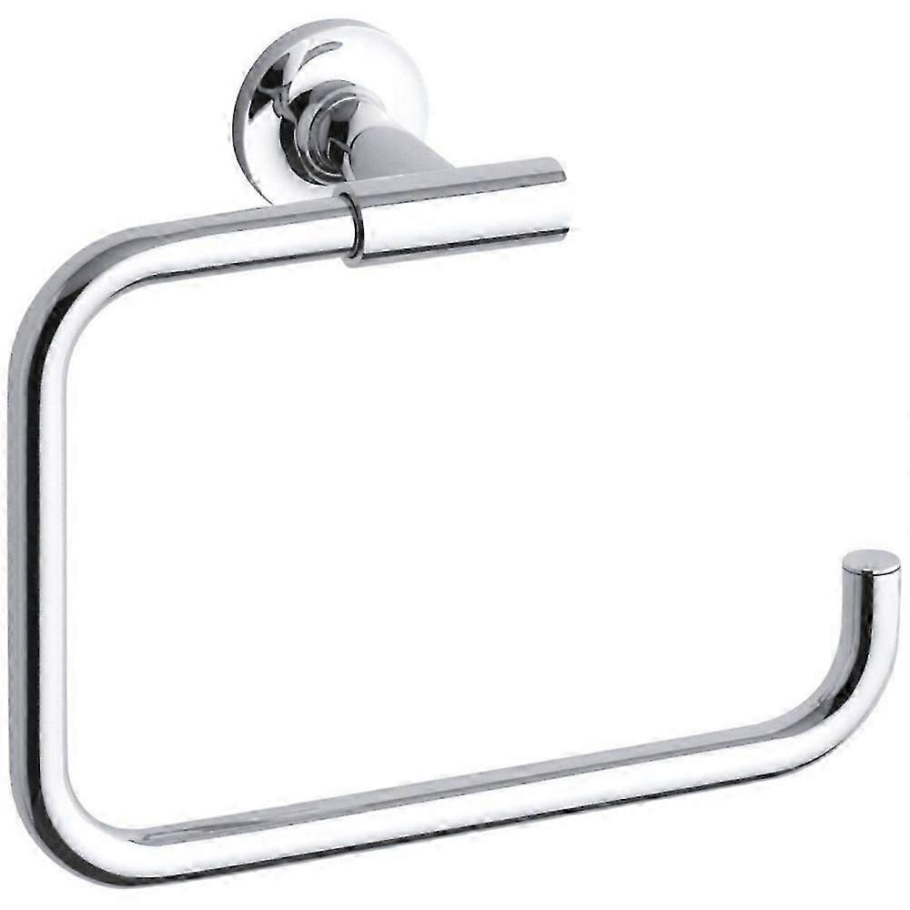 Sleek Chrome Towel Ring for Efficient Bathroom Storage and Organization Solutions