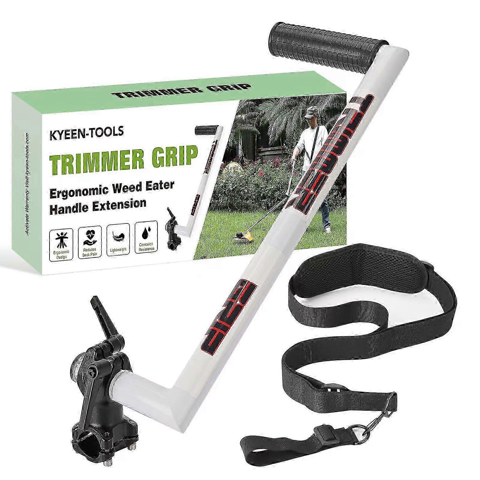 Enhanced Ergonomic Handle for Trimming and Lawn Maintenance, Compatible with Various Trimming Tools