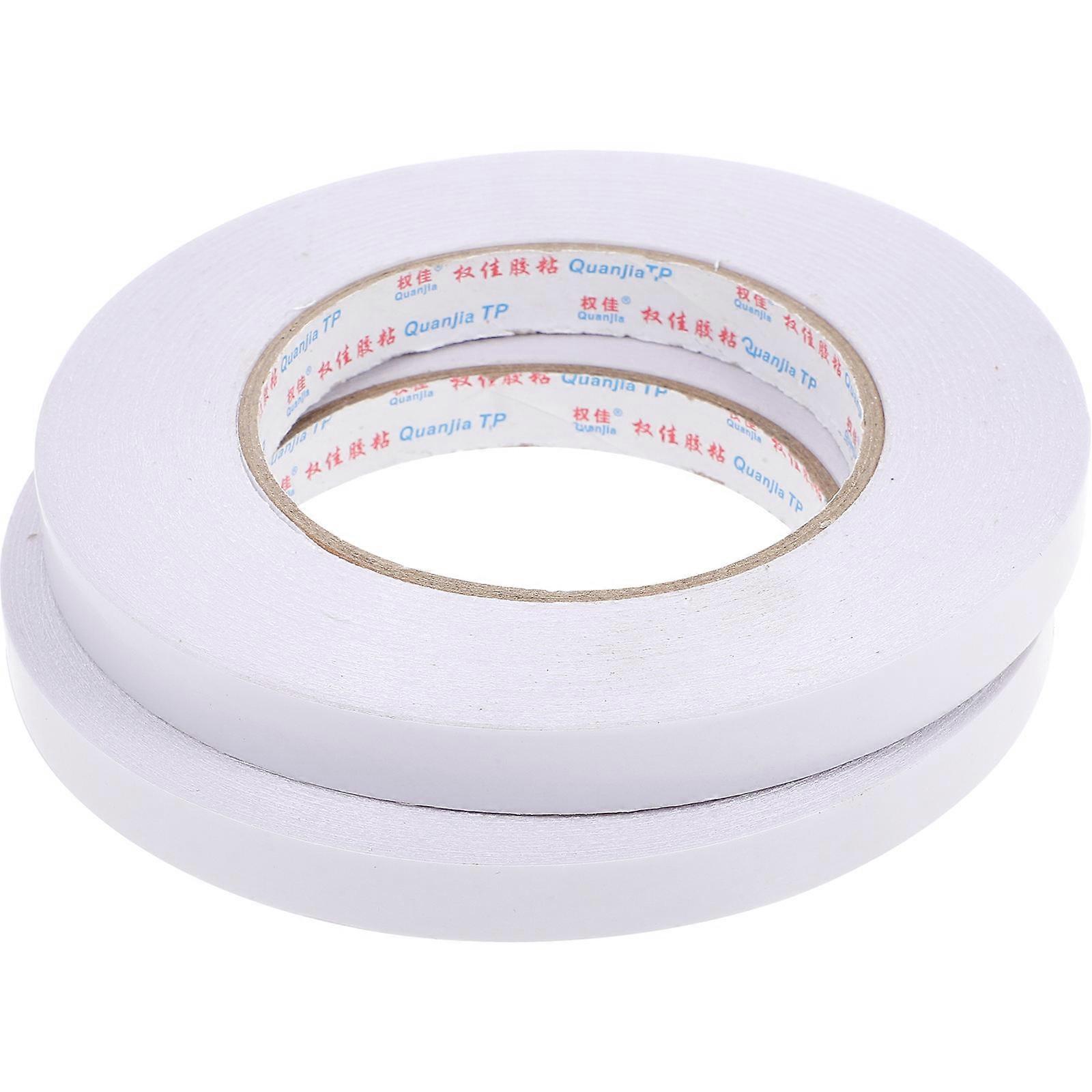 Strong Double Sided Adhesive Tape Heavy Duty Transparent Mounting Tape for Crafts, Scrapbooking, Card Making, and Paper Craft Supplies (2 Rolls)