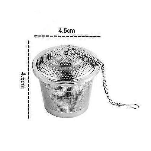 304 rustfritt stål tekule sil mesh urte infuser filter for tekanne kjøkkenverktøy