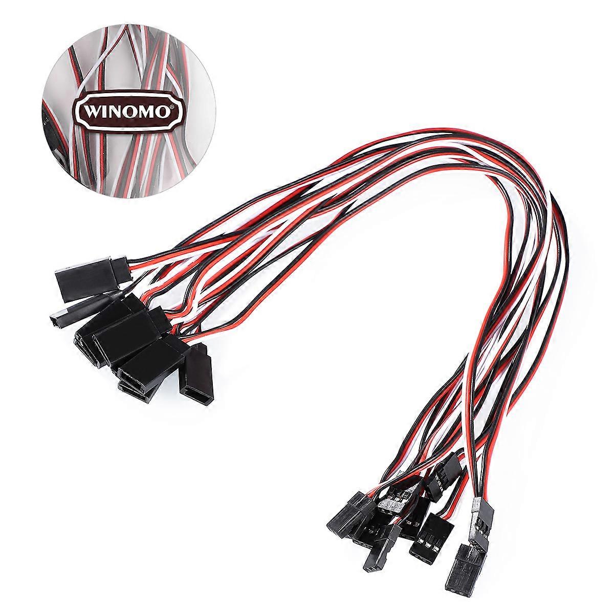 Extension Cable WINOMO 10Pcs 32cm 3-Pin Jst Re Connector For Plane Connection Rc Models
