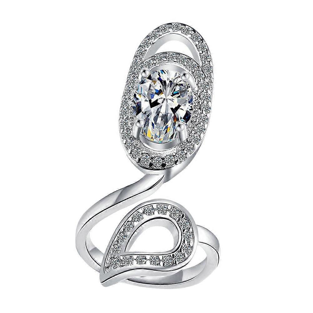 Decorative Ring Fingernail Ring Women Adjustable Size Open Design Copper Wedding 1Pack