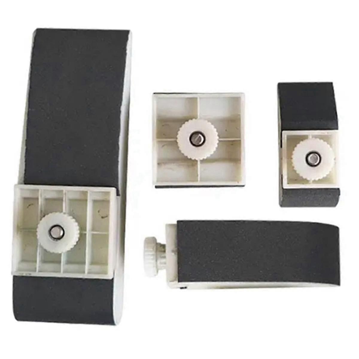 4Pcs Polishing Grinding Block Plane Scrub Replaceable Edge Corner Treatment Polishing Fixture