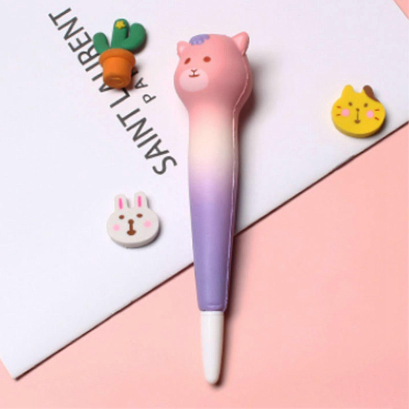 2025 dernier modèle Squishy stylos mignon doux soulager le stress écriture plus douce