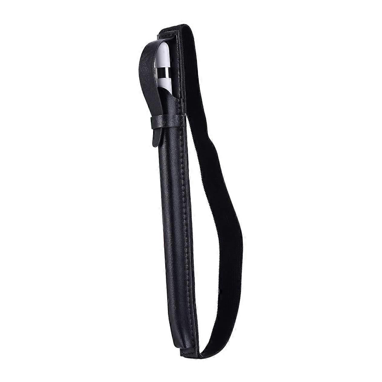 Pen Case for Pencil - High-Quality PU Leather Stylus Pen Holder with Elastic Belt for Scratch and Damage Protection