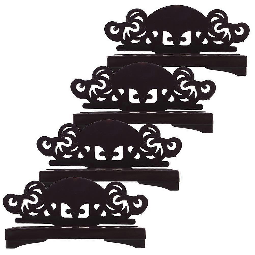 4pcs Folding Stands for Handheld Fans – Desk & Home Decor Display Holders for Organizing and Showcasing Fan Collections