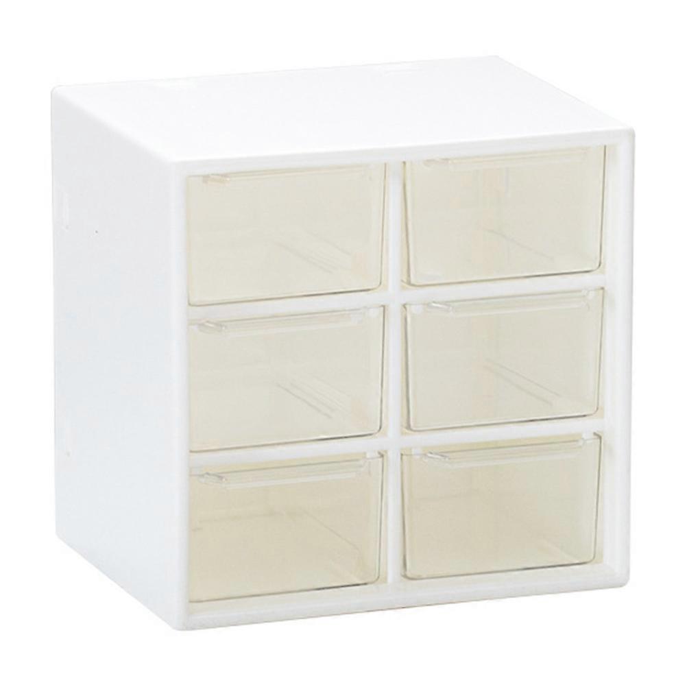 Desk Bin Rectangular Shape Simple Design Cosmetic Organization 12x12cm 1Pack