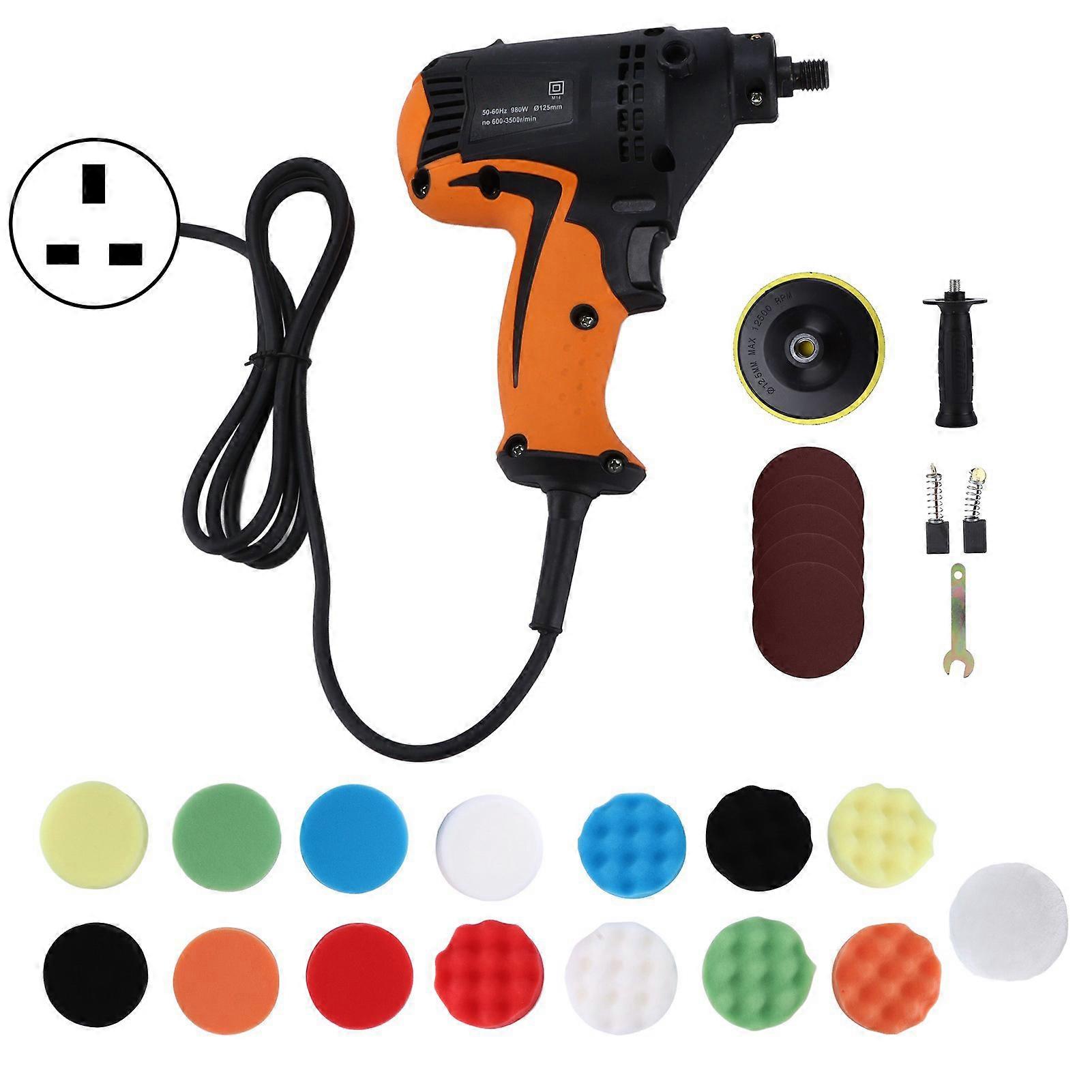 Buffer Fine Workmanship Washable Easily Use 980W Portable Electric Polisher for Car Wood Metal