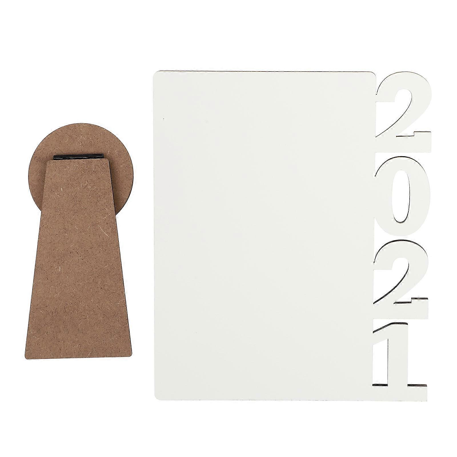 Blank Photo Frame for Sublimation Heat Transfer Tabletop Decor White Density Board 2021 Design