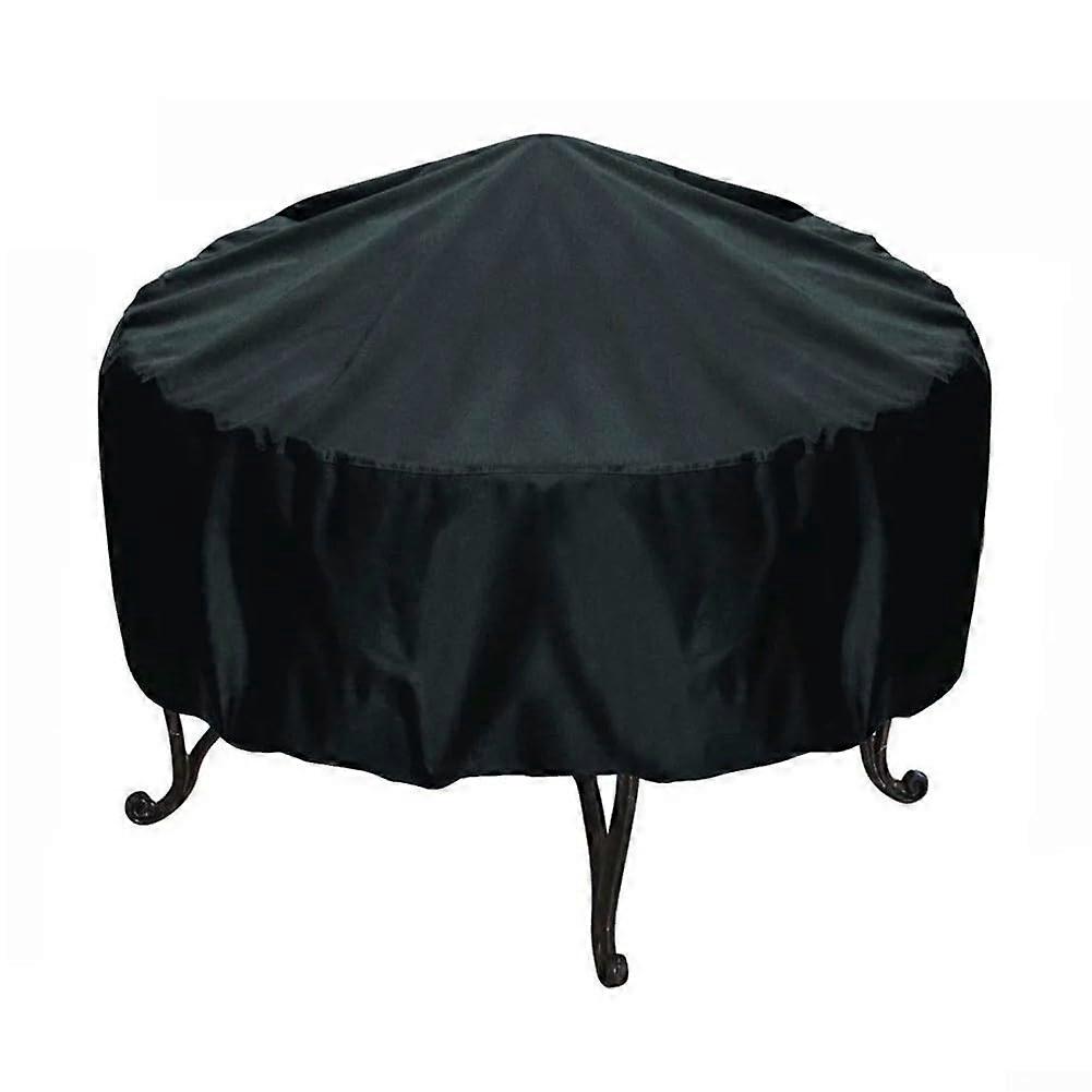 Round Grill Cover with Material for Effective Shielding (77 x 58 cm)