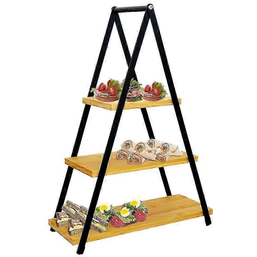Bunk Platters With Trays For Charcuterie, Cheese, Cakes And Snacks