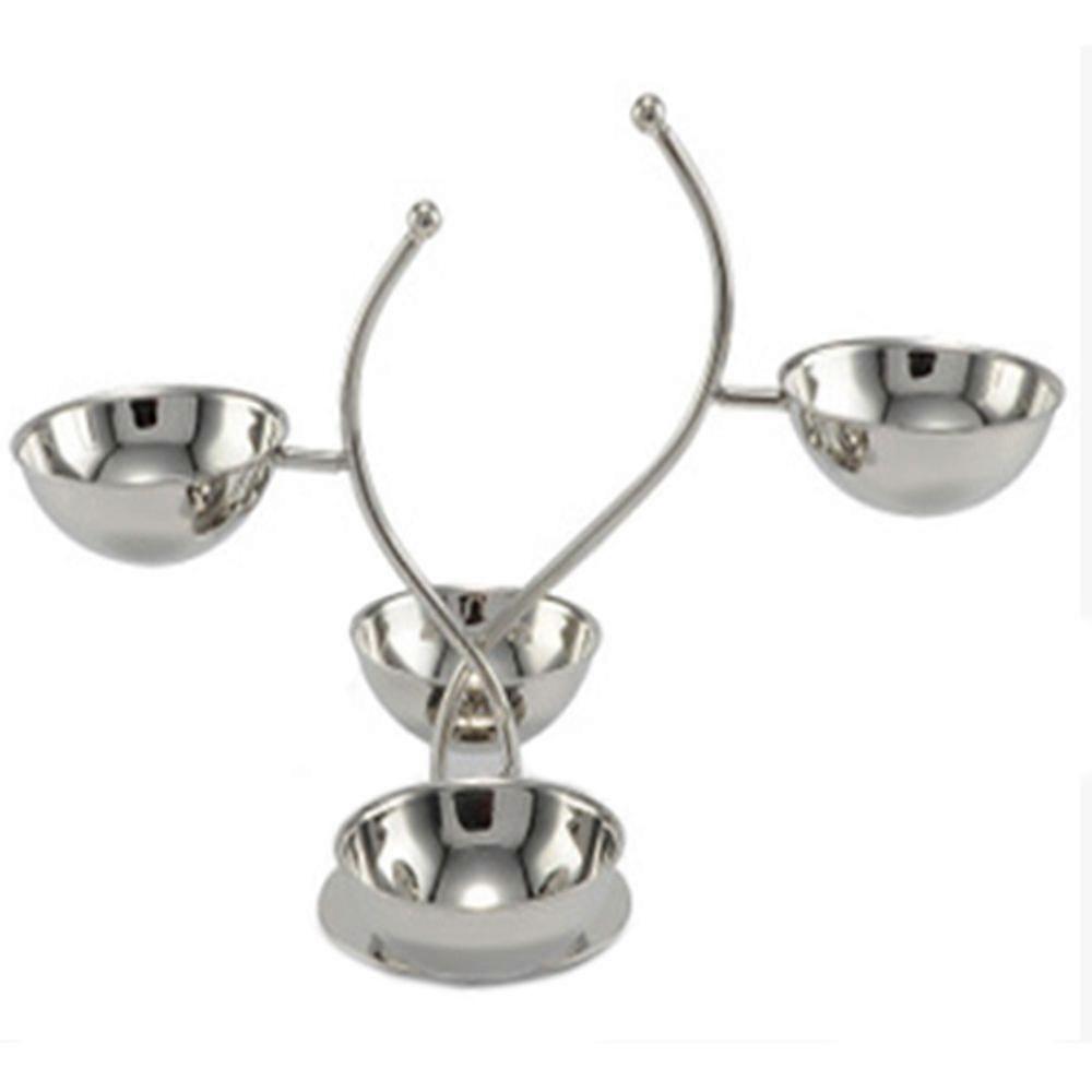 Snacks Retter Rustfrit Stål Desserter Frugtholder 4stk design