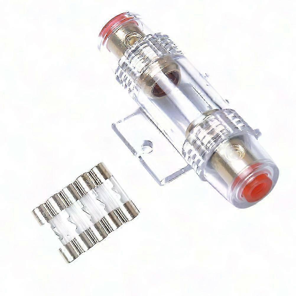 60 Amp AGU Fuse Holder with 5pcs Fuses for Car Audio Systems