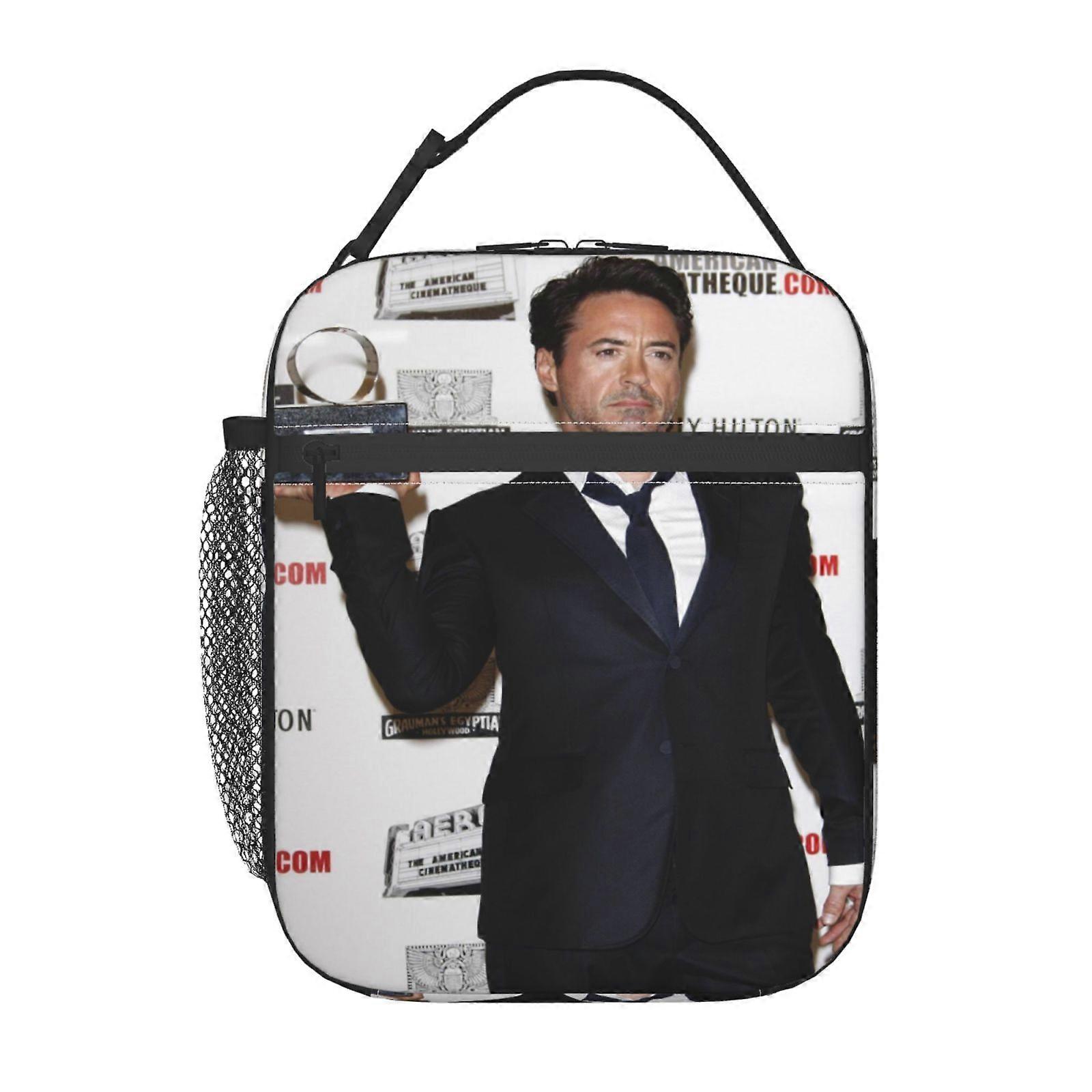 k1025 Robert Downey Jr Lunch Bag Compact & Slim Profile, Fits Standard Containers Perfectly, Space-Saving Office Essential h1025