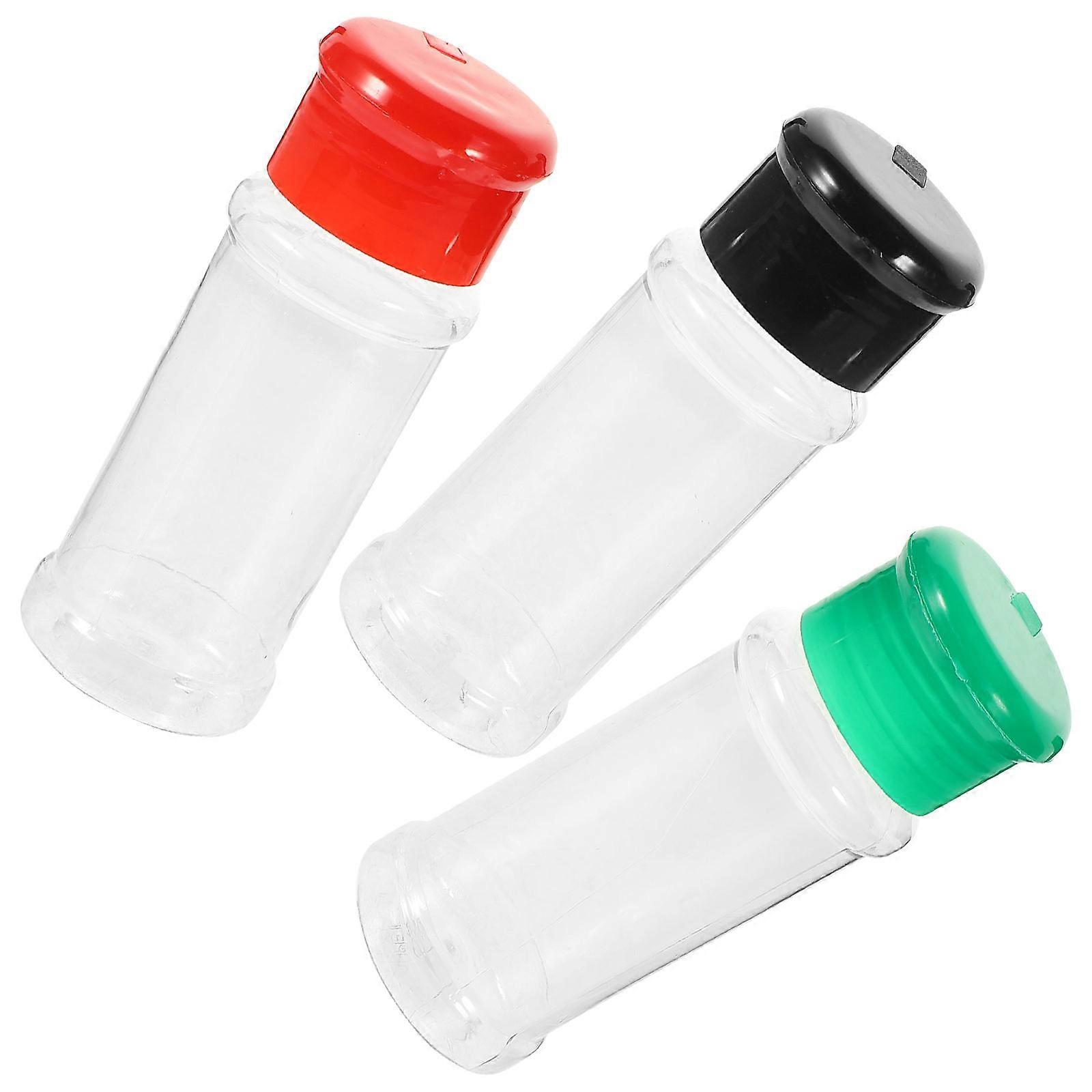 Pepper Container Empty Spice Jars Dispensing Seasonings Food-Grade Material Red Color 100ml Capacity Household Use 15Pcs