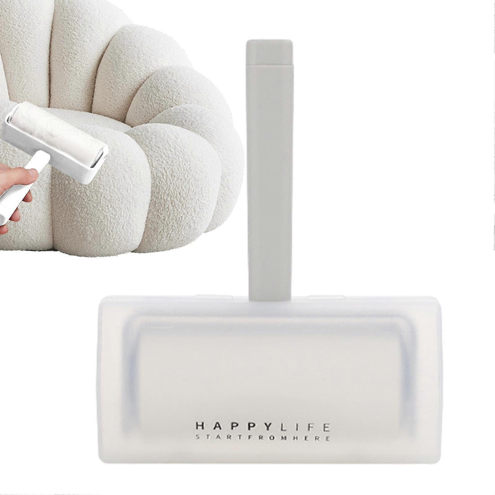 Powerful Lint Roller, Pet Hair Remover Brush Large Capacity White
