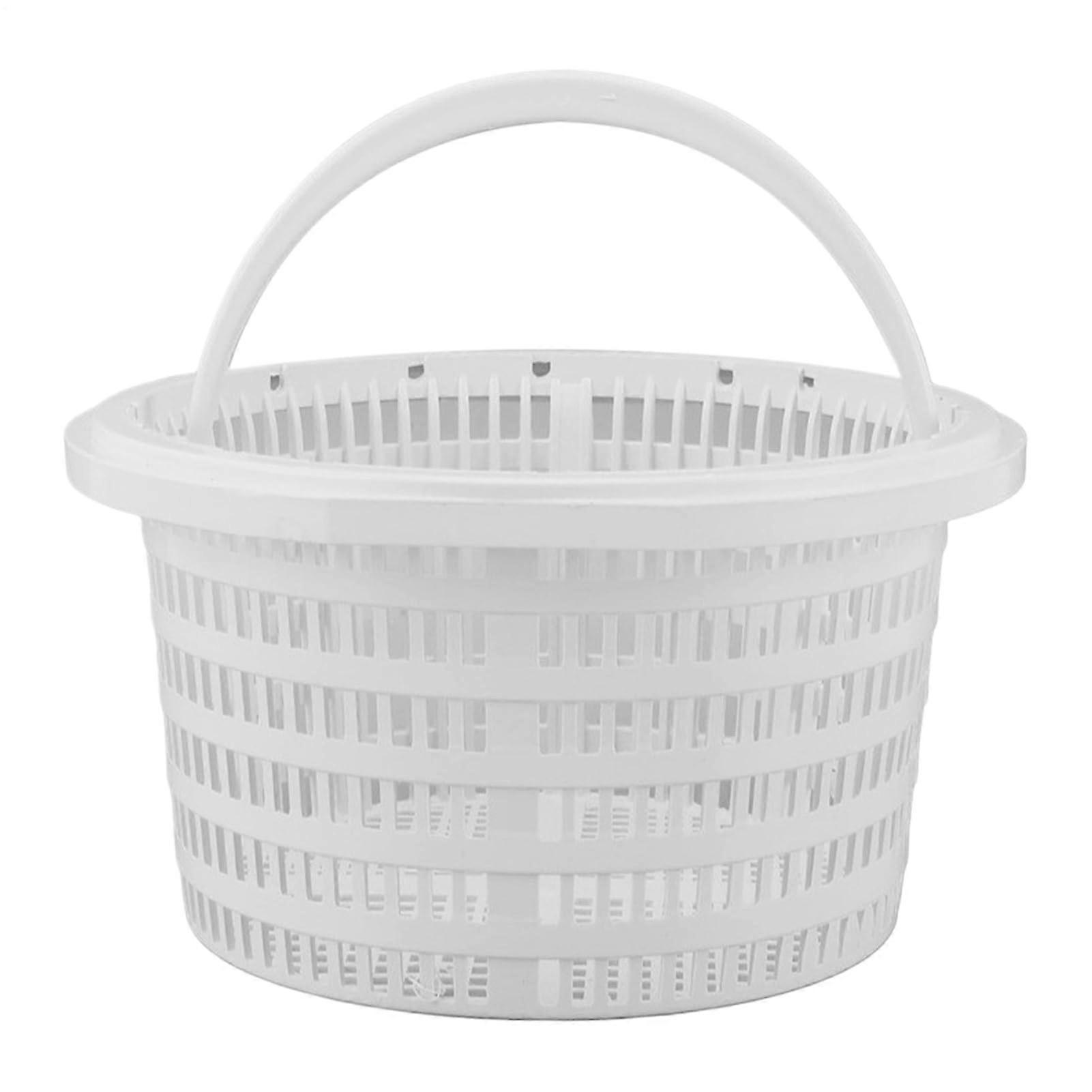 Pool Skimmer Basket Replacement, Compact Mesh Leaf Catcher with Handle for Swimming Pool Maintenance and Debris Removal
