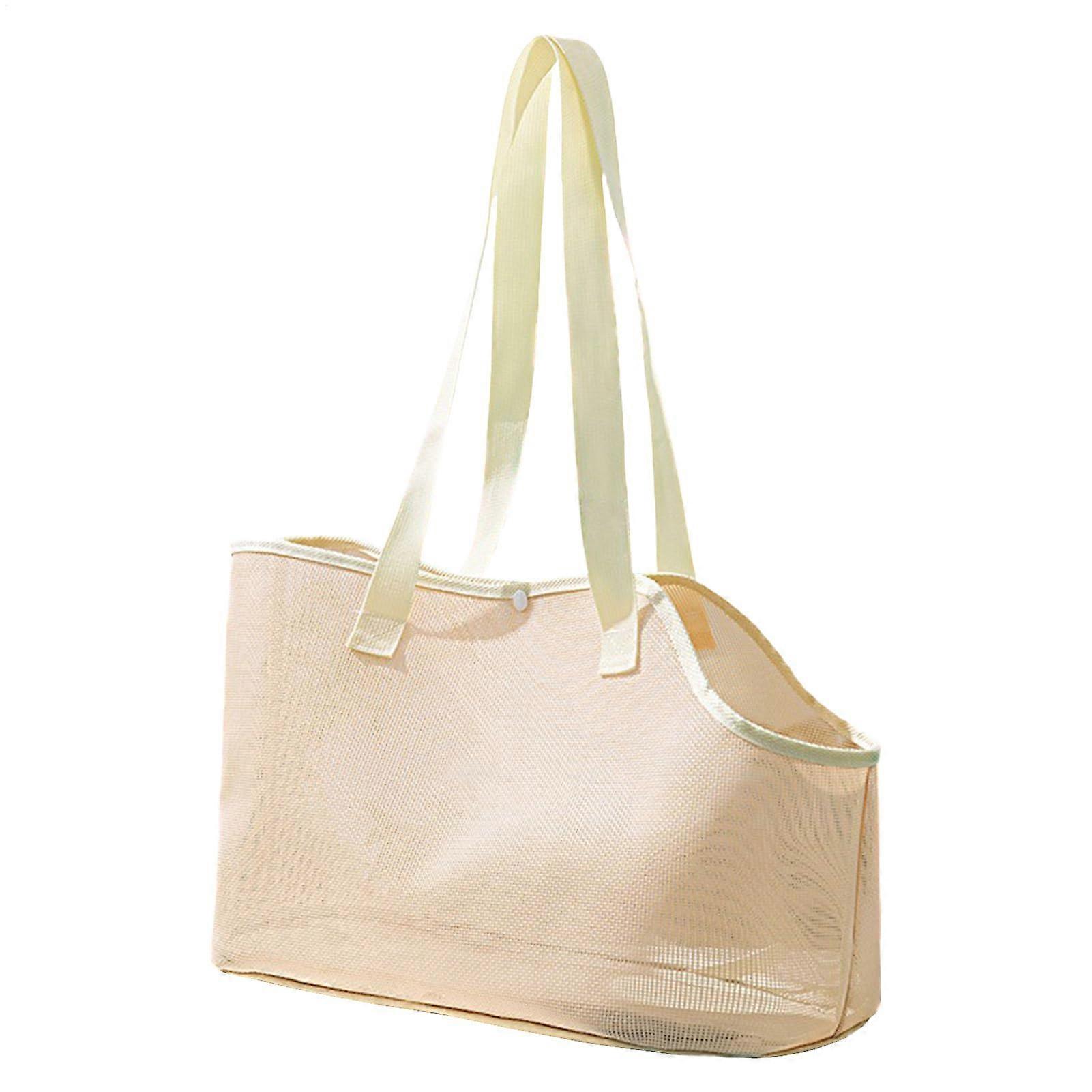 Cat Carrier Shoulder Bag – Adjustable Pet Sling for Walking, Lightweight Breathable Fabric, Suitable for Small Cats