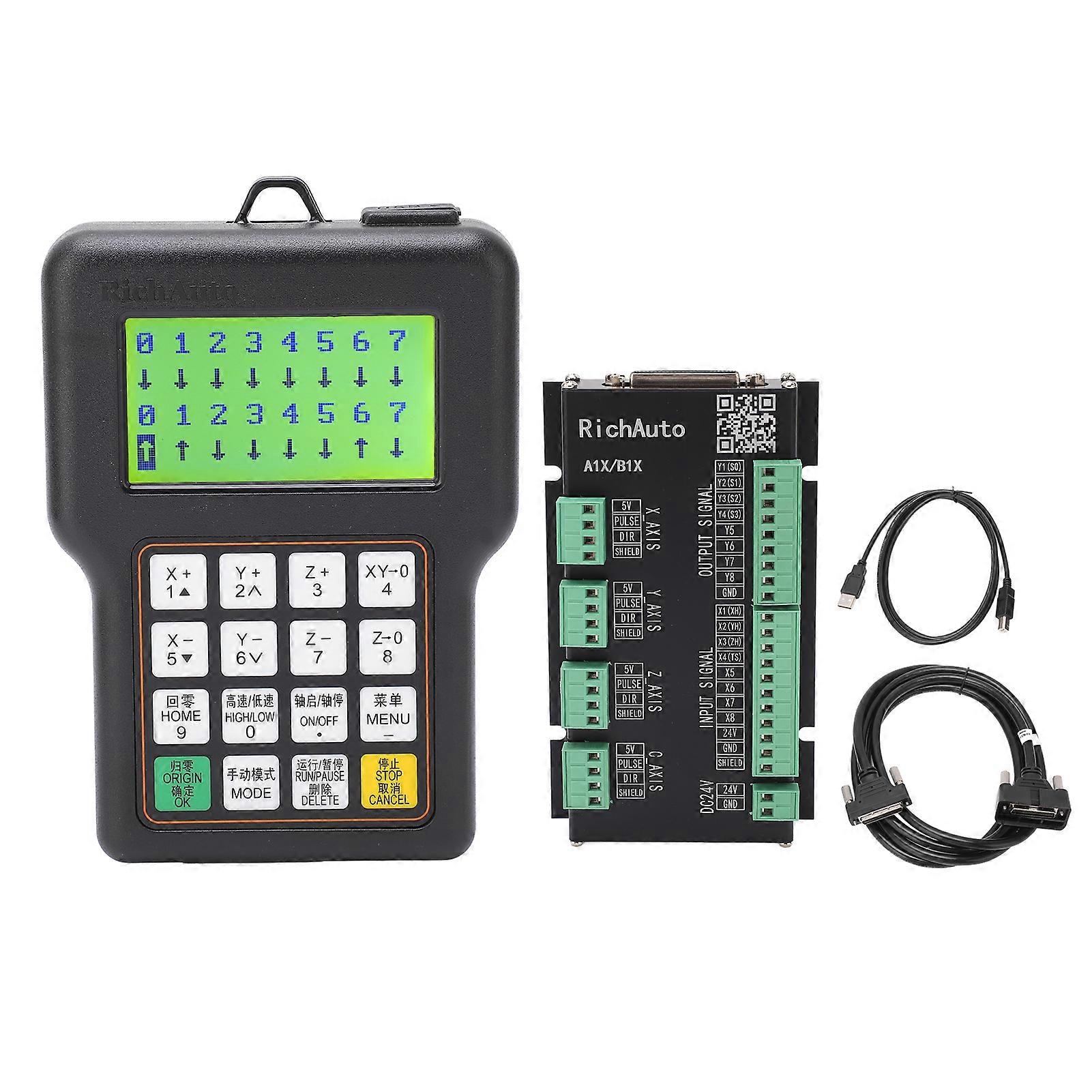 CNC Control System Offline Axes Motion Controller Board DC 24V Set Kit for Processing
