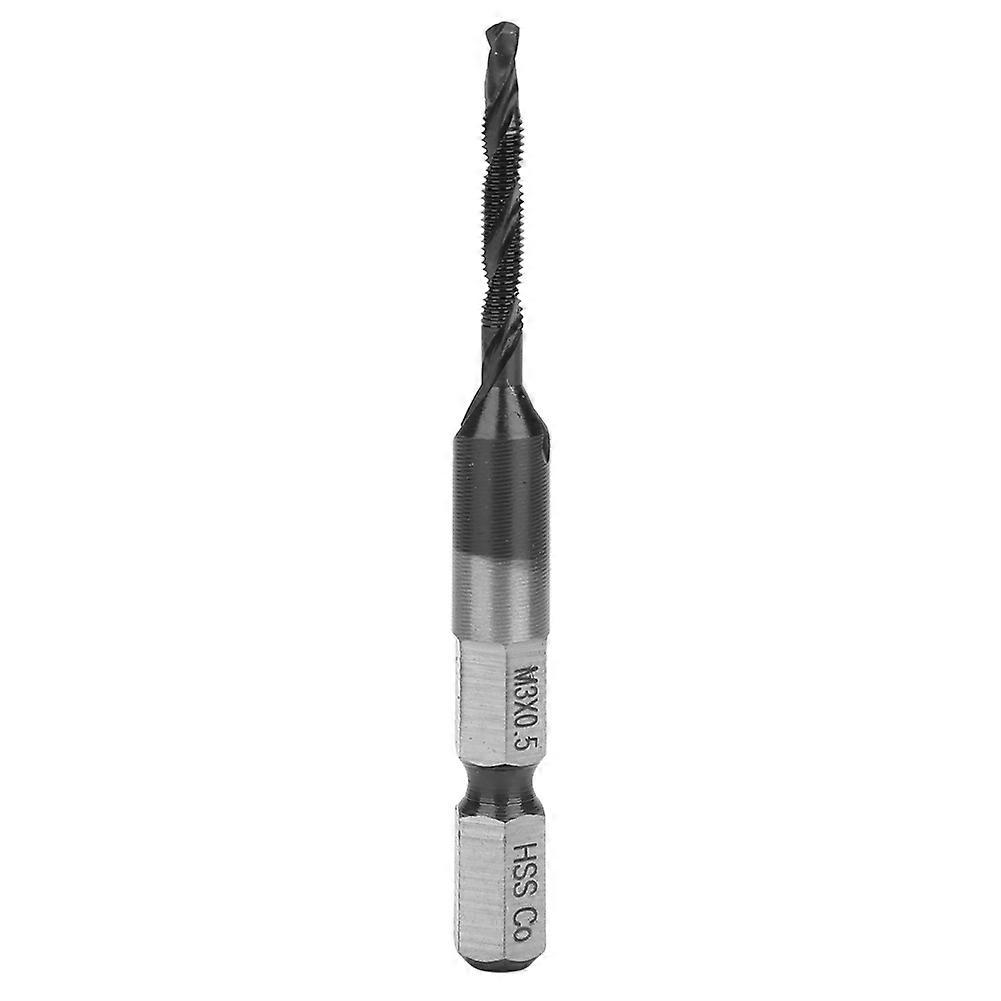 Multifunctional Compound Tap Screwdriver Drilling and Tapping Integrated Dril Bit SetM3 X 0.5 (TIAIN)