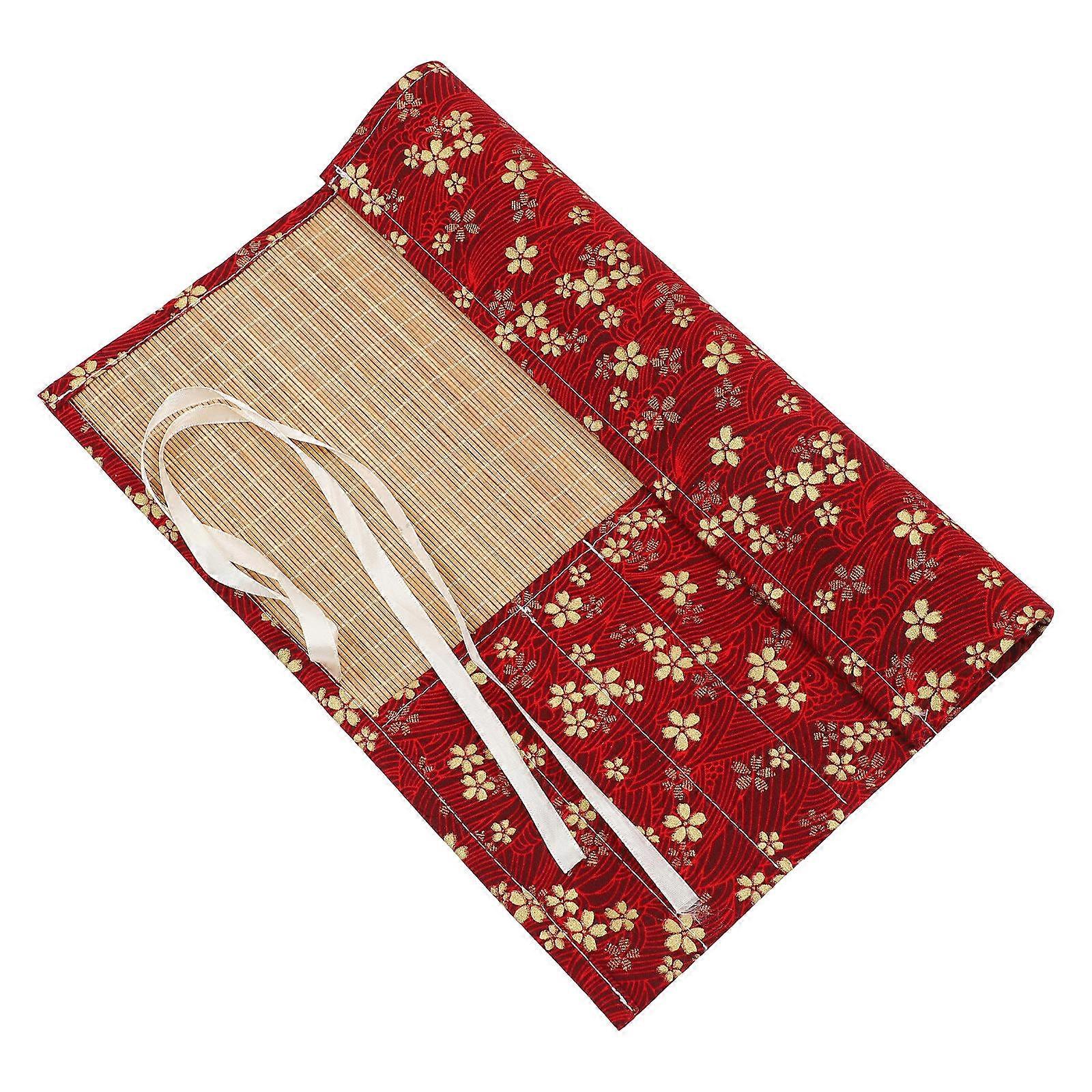 Pen Pouch Traditional Chinese Pen Case For Paint Brushes Portable Stationery Pencil Bag 6Pack