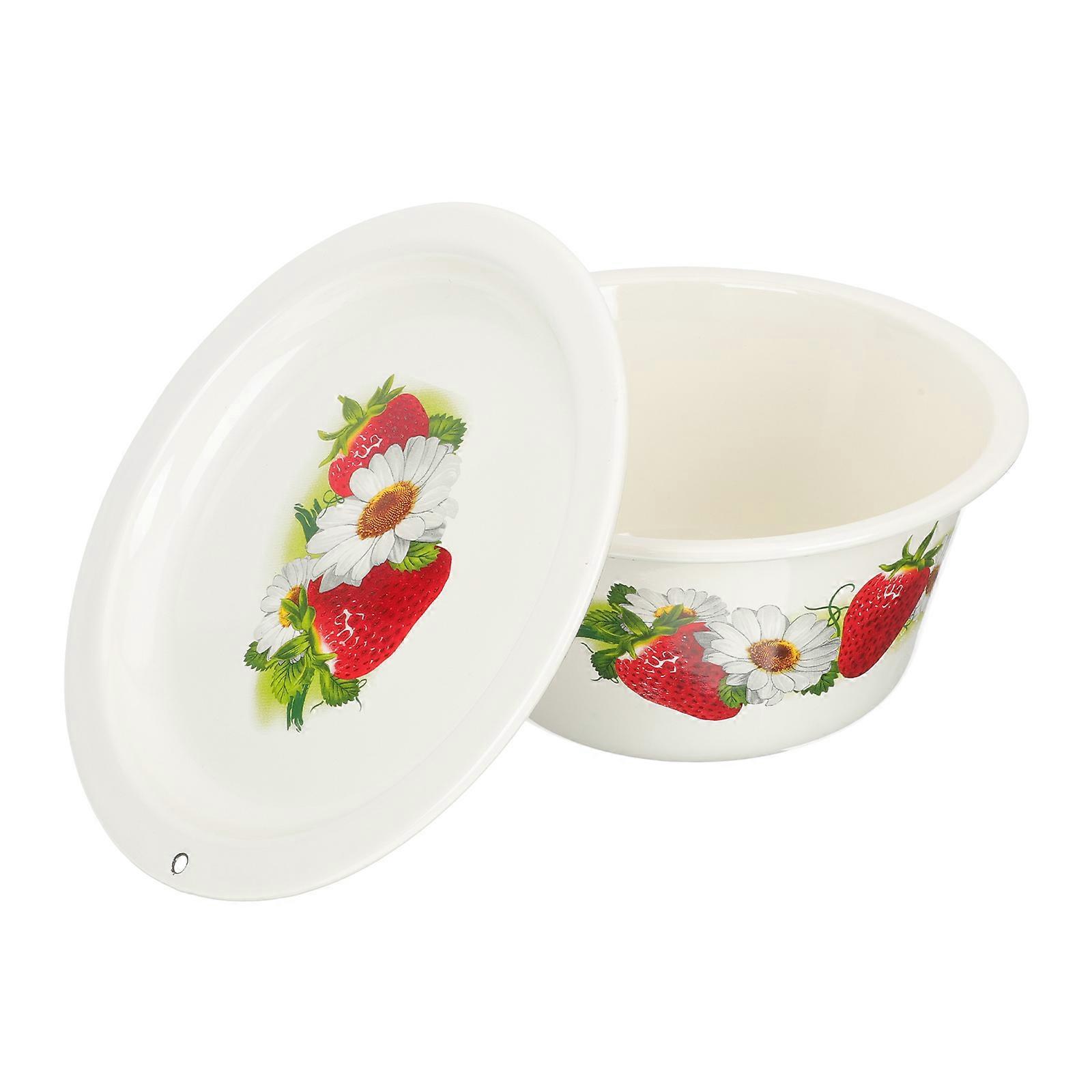 Multifunctional Enamel Basin for Home Assorted Color Smooth Surface Easy to .6 Inches