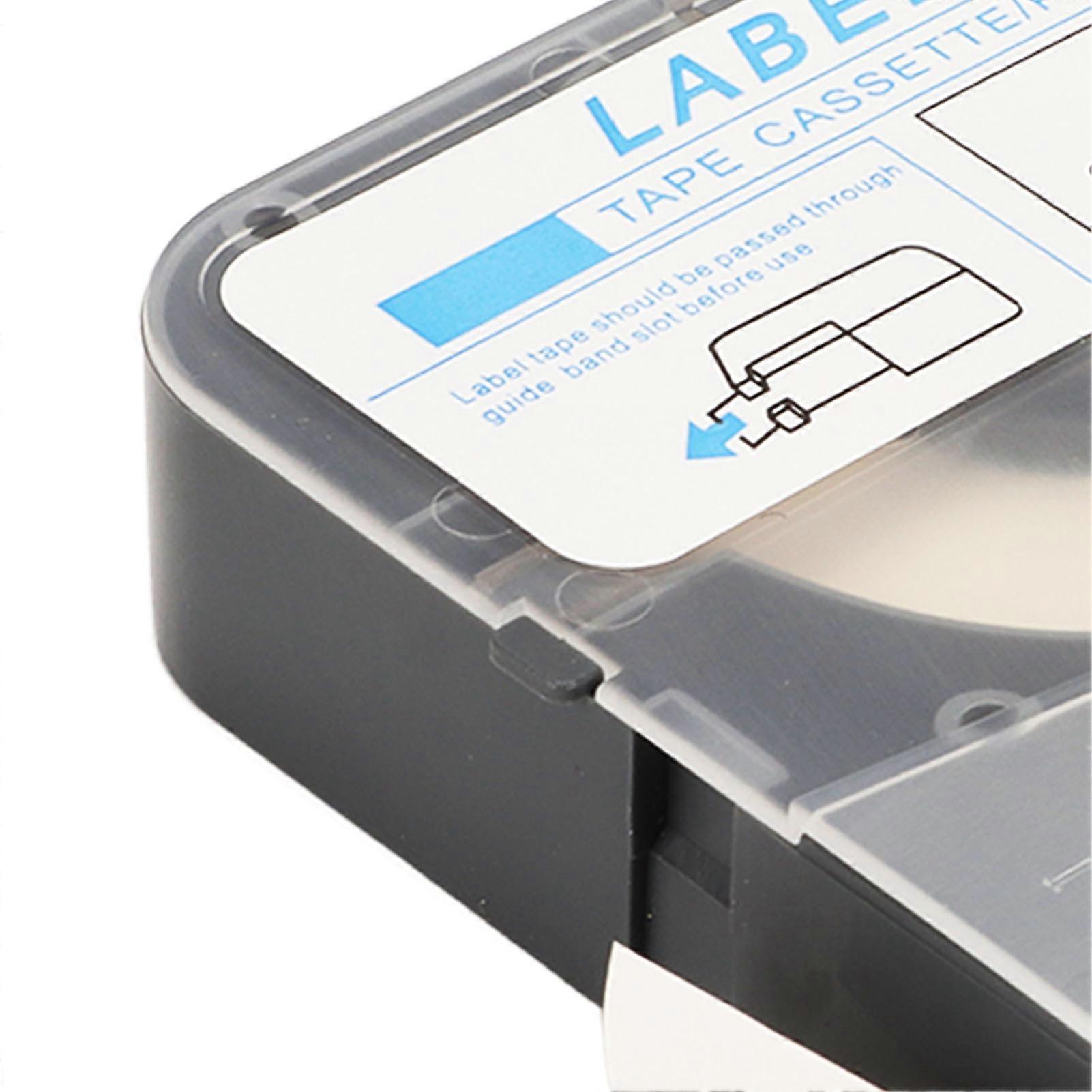 Label Maker Tape 9mm Wide 8m Length Self Adhesive Label Tape Refills for MAX LM380E LM390A LM370A LM380A LM380EZ