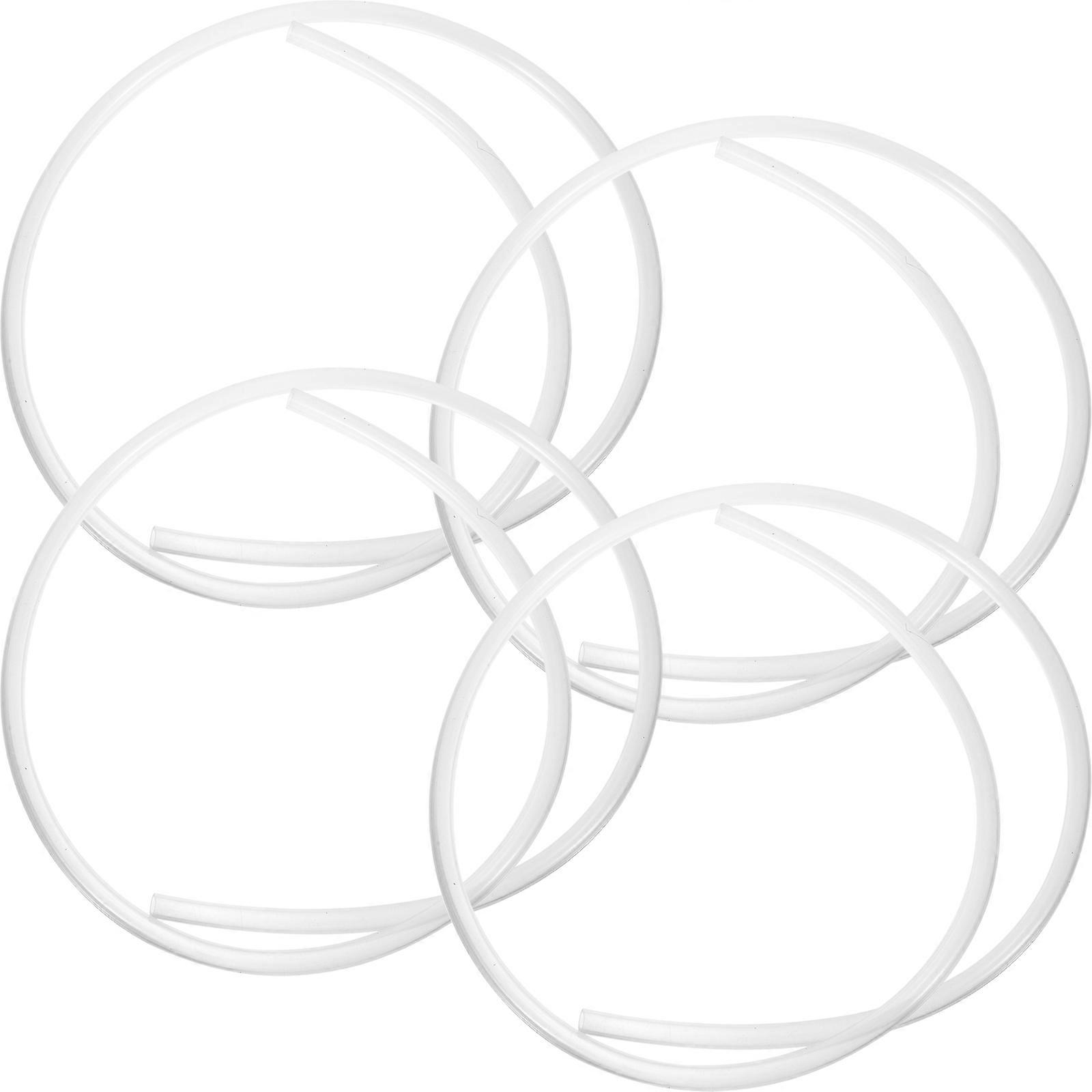 Silicone Tubing for Water Pump Transparent Hose for Home Use Safe and Hygienic 4pcs 59.5 inches
