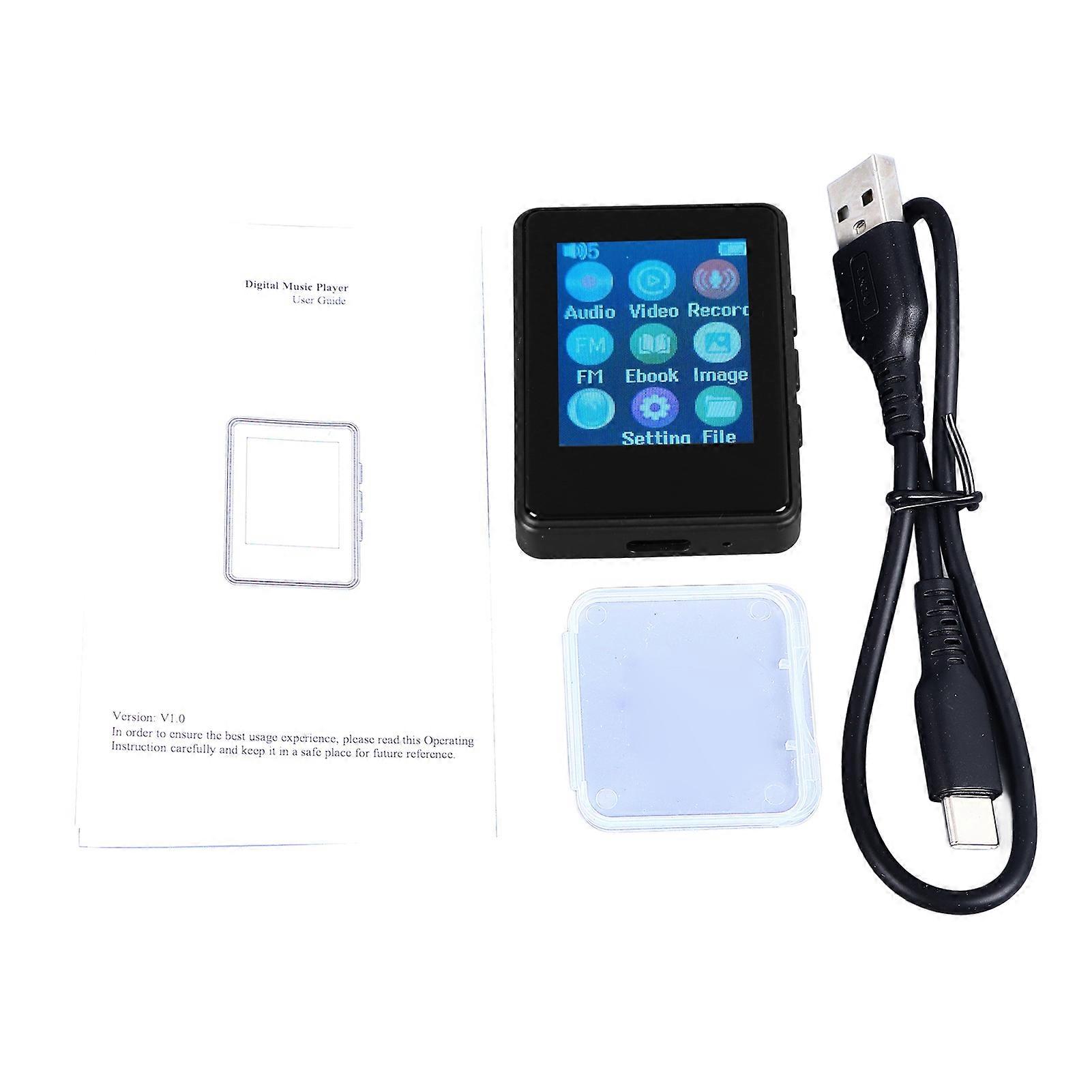 Touch Screen Bluetooth MP3 Player: 32GB, Portable, Perfect for Students & Fitness