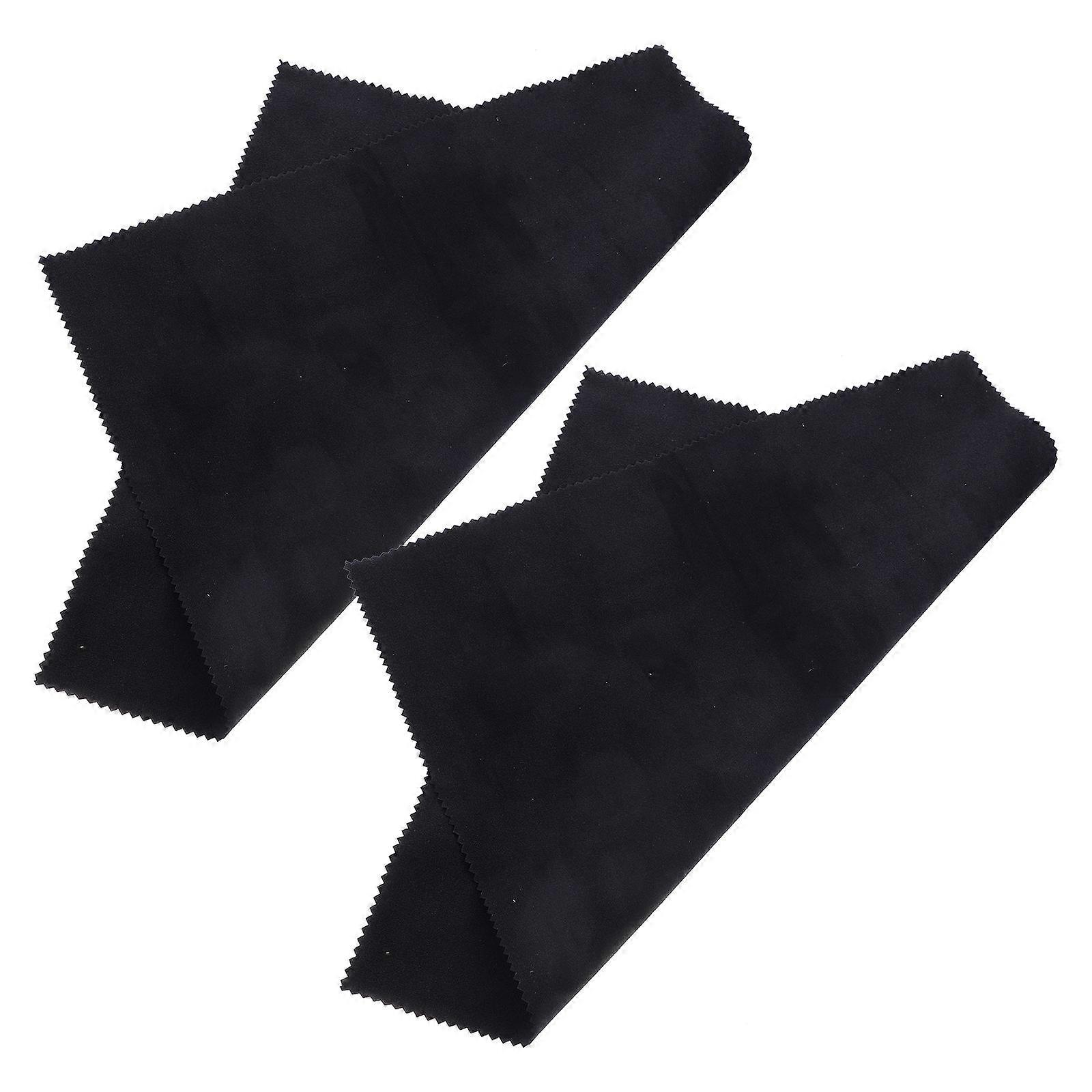 Microfibre Cleaning Cloths Polishing Fabric For Jewelry Silverware 30 X 30cm Deep Cleaning 2Set