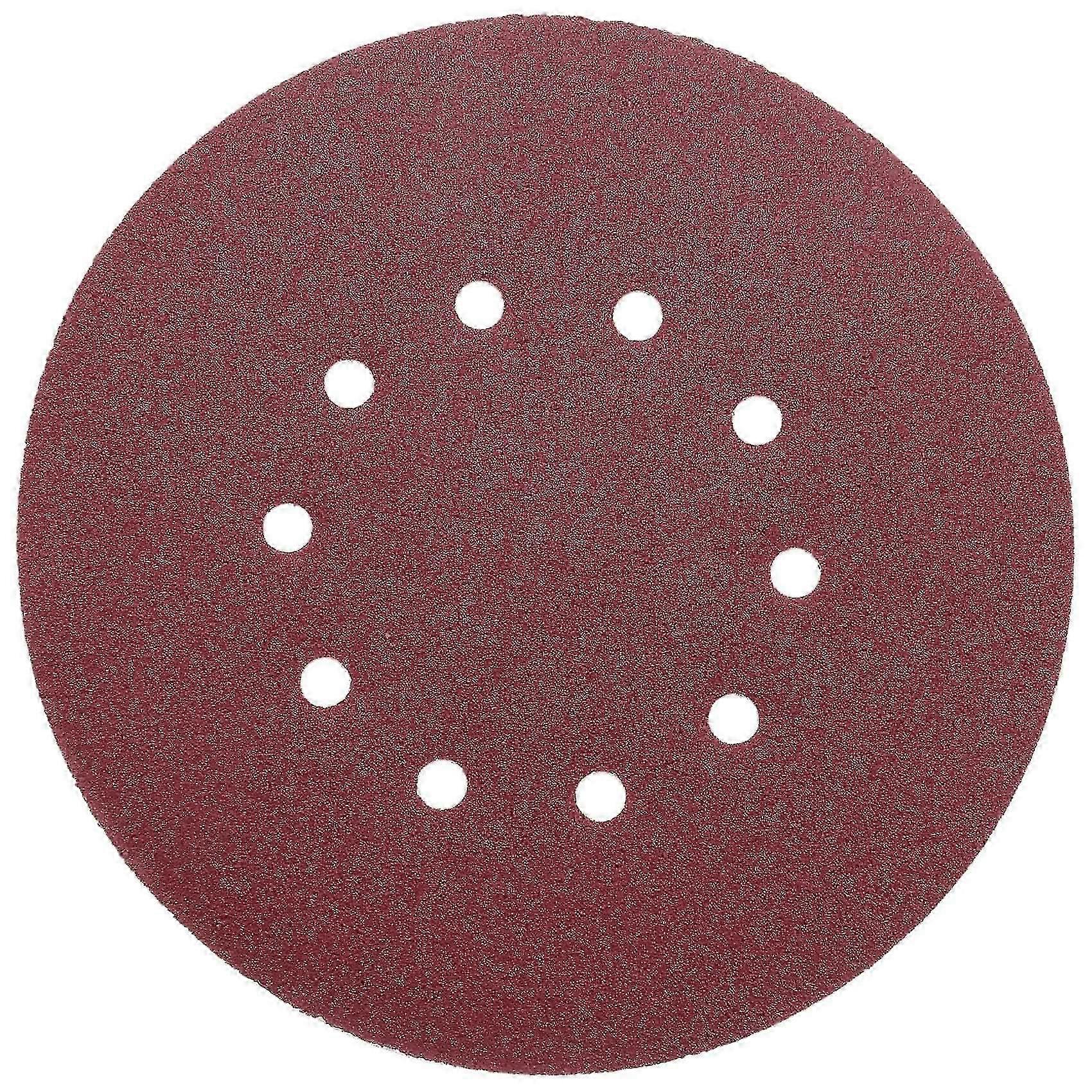 2025 225mm Sanding Disc Pads, 25 Pcs Hook And Loop Sandpaper Sheet For Random Orbital Sander (80 Grit)