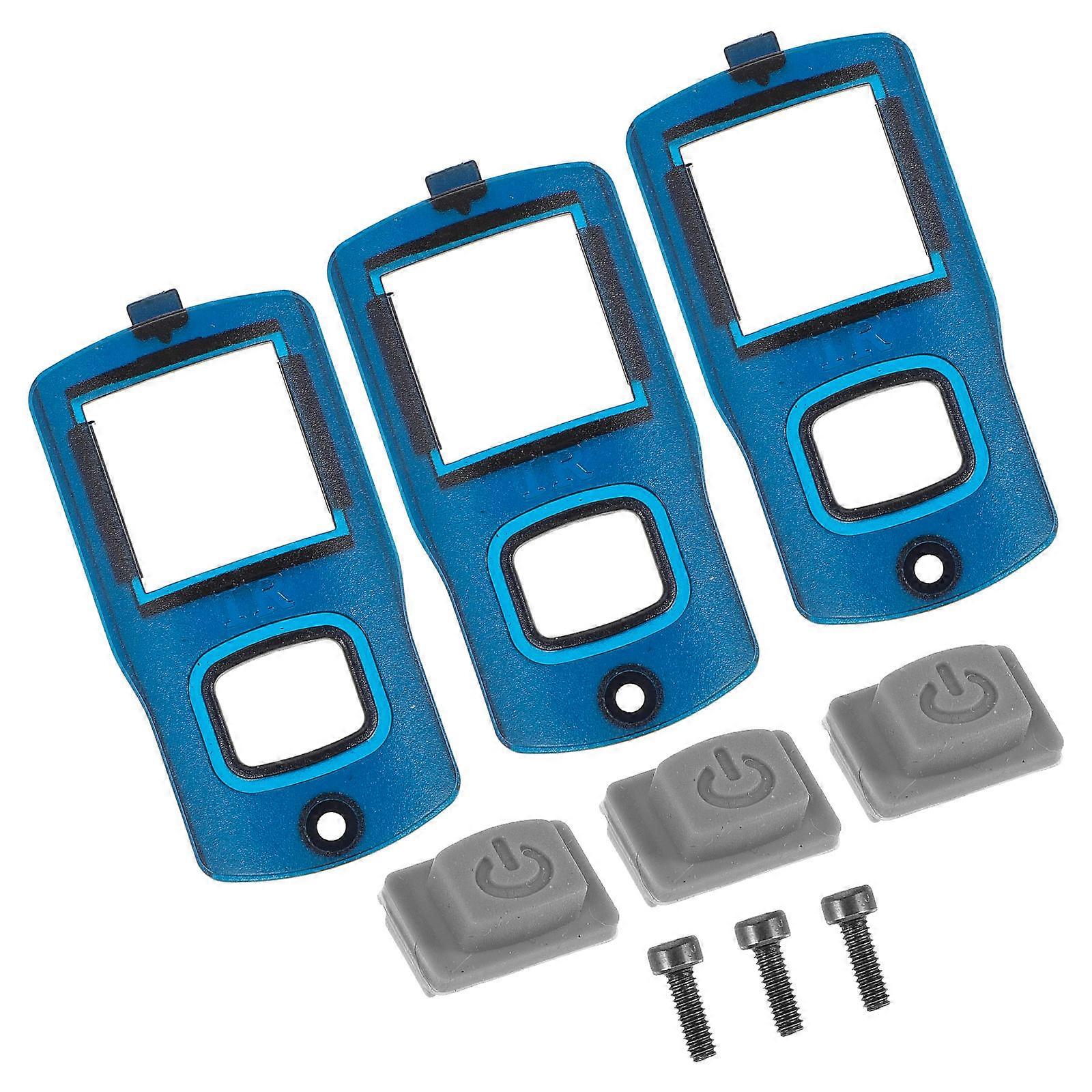 Durable Mic Switch Rubber Microphone Button Handheld Mic Shell 4.3x2.3cm Replacement 3Pcs